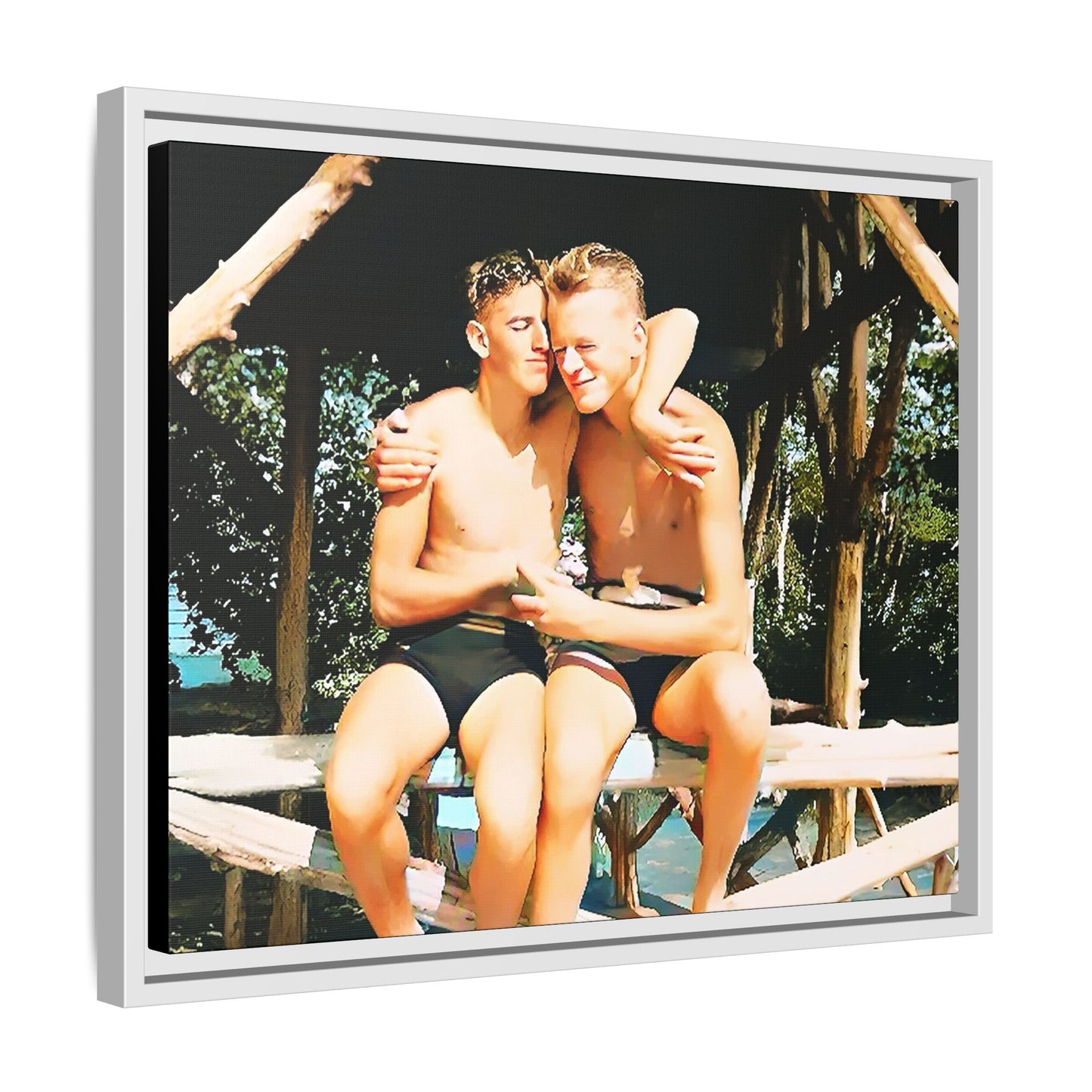 nager 011 | Framed Vintage Photo - Matte Canvas