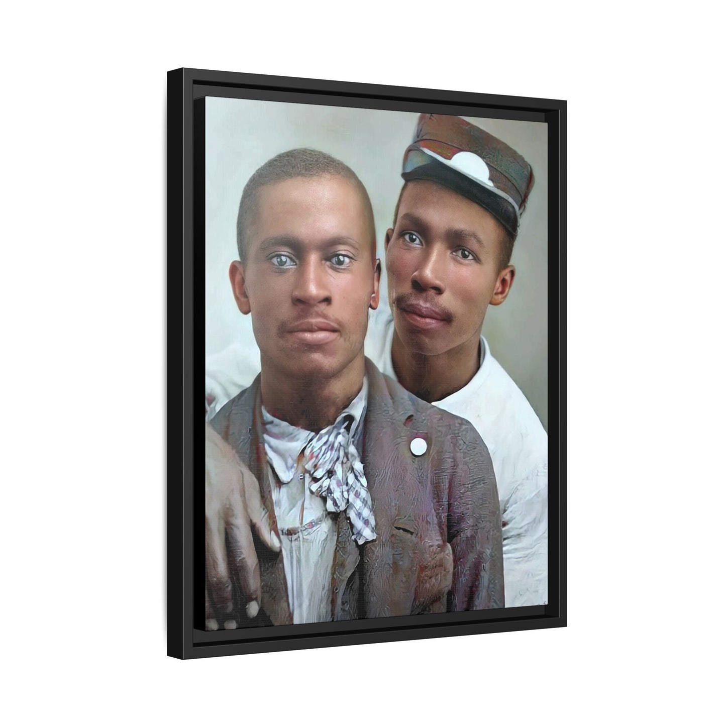 paire 013 | Framed Vintage Photo - Matte Canvas