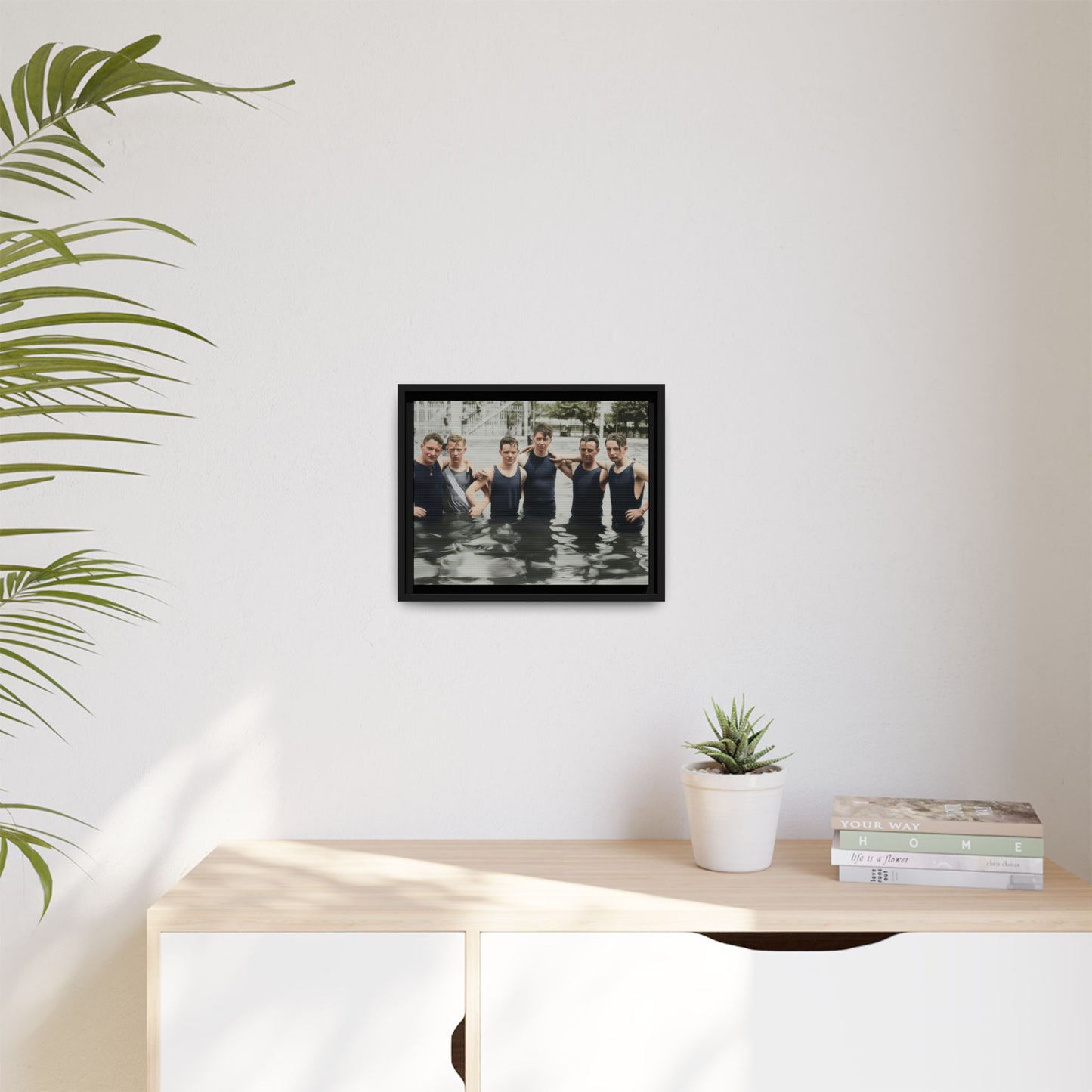 nager 042 | Framed Vintage Photo - Matte Canvas
