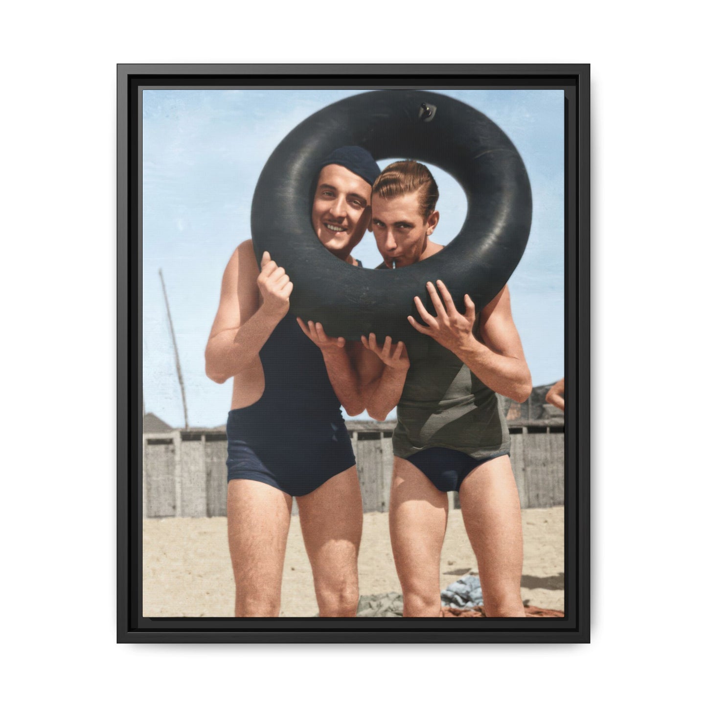 nager 006 | Framed Vintage Photo - Matte Canvas