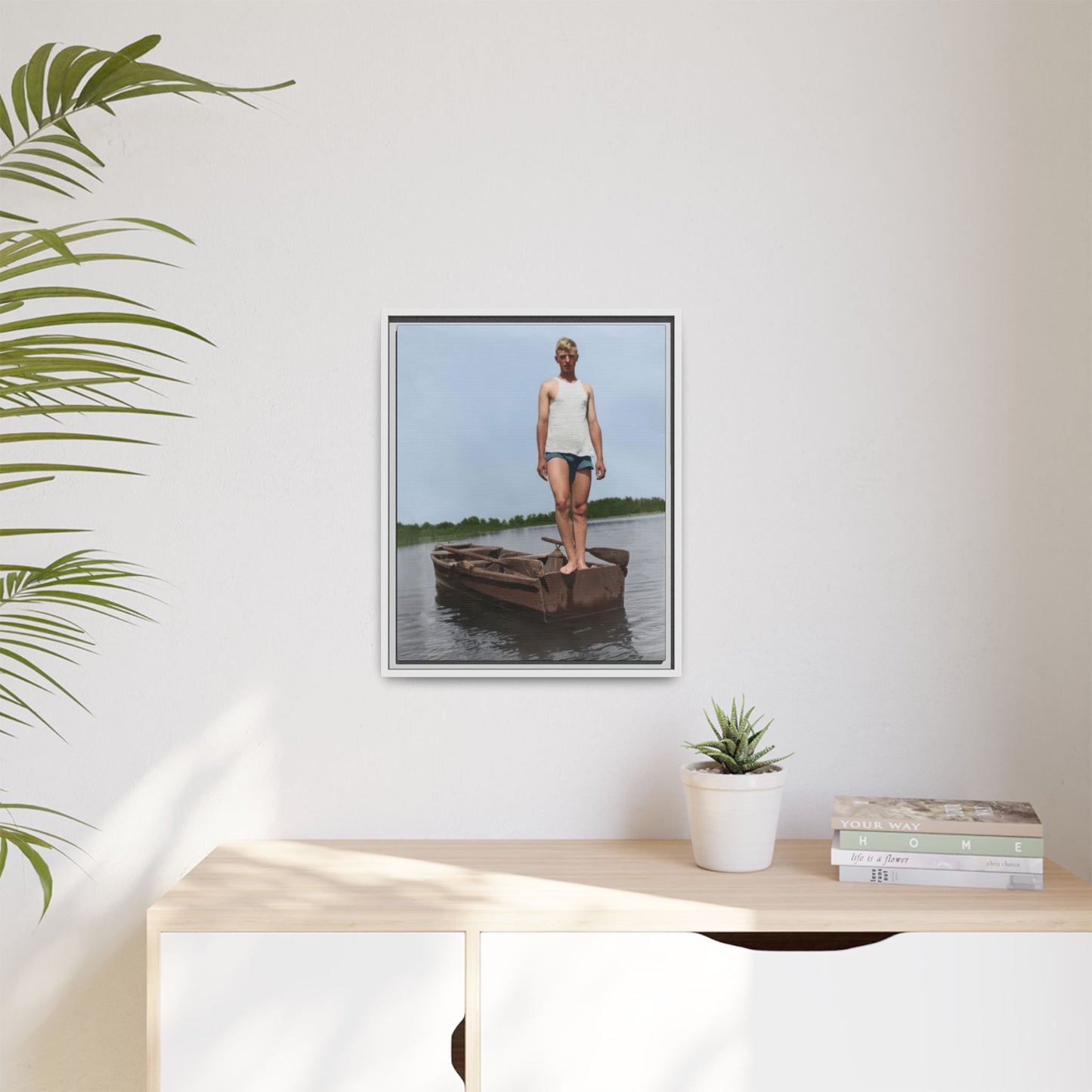 nager 025 | Framed Vintage Photo - Matte Canvas