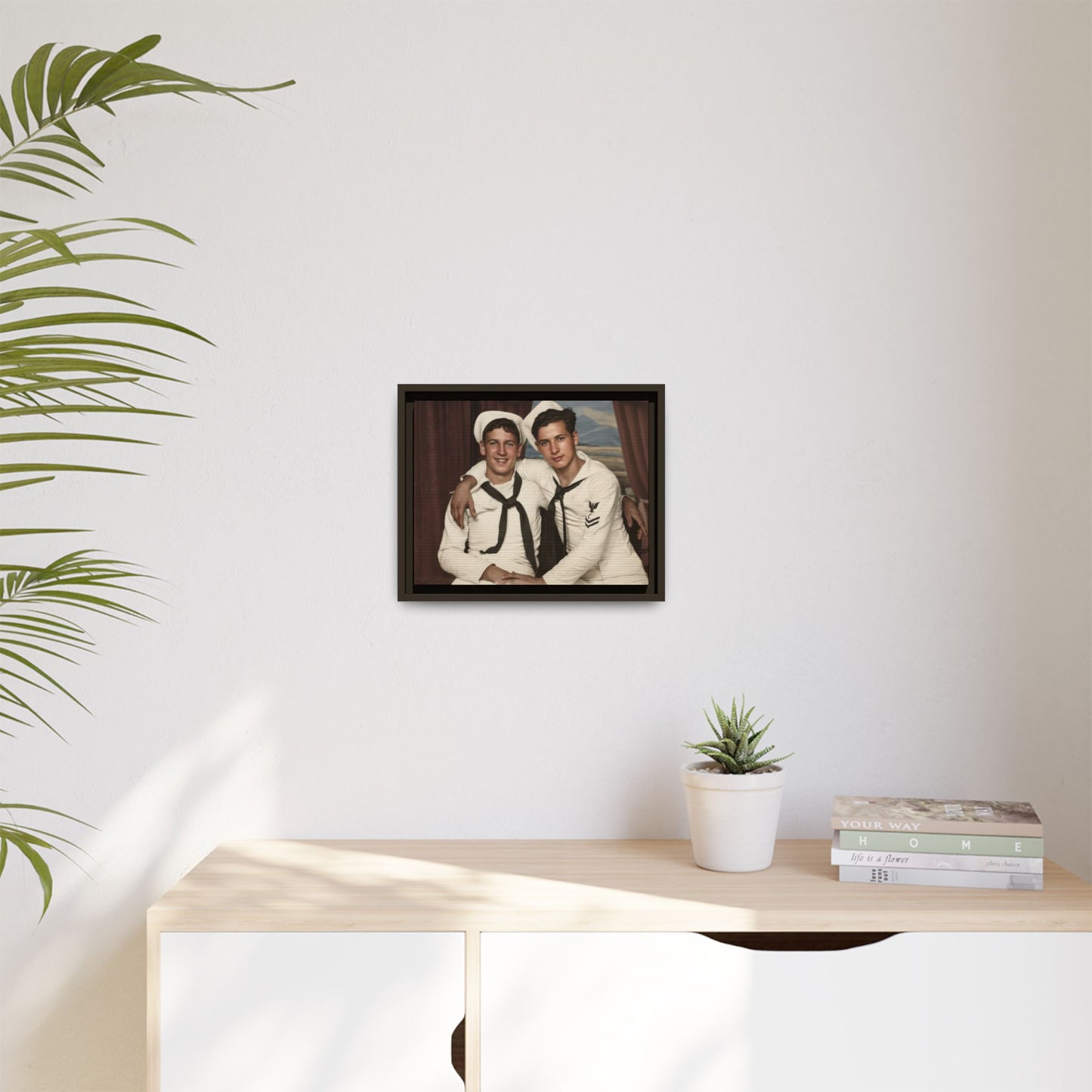 paire 050 | Framed Vintage Photo - Matte Canvas
