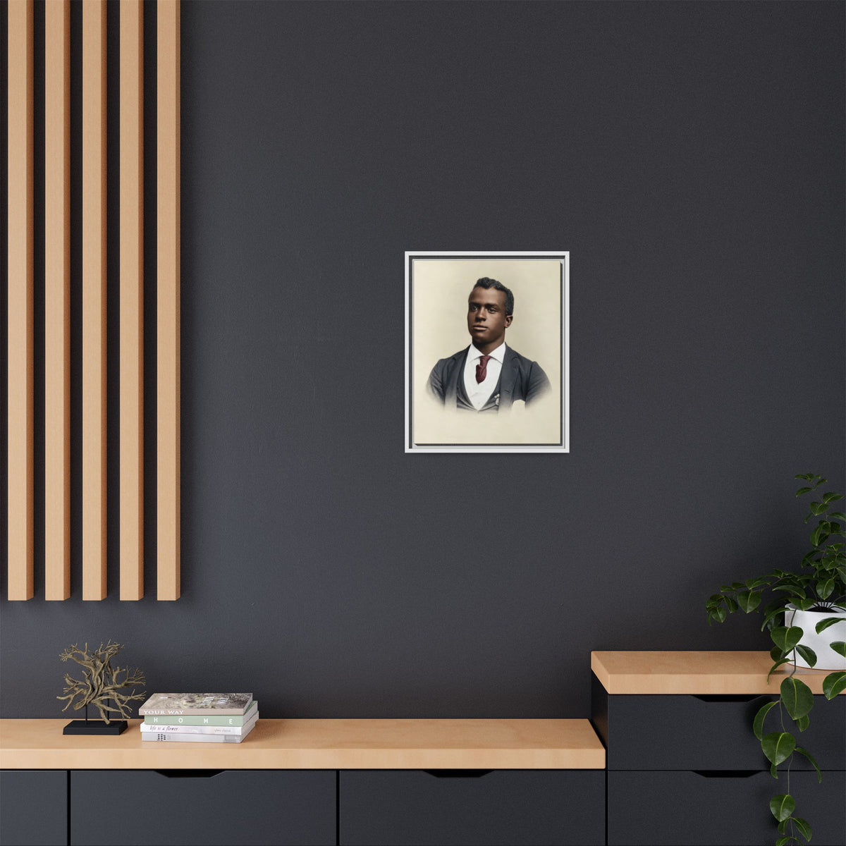 celibataire 027 | Framed Vintage Photo - Matte Canvas