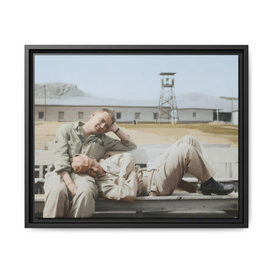paire 096 | Framed Vintage Photo - Matte Canvas