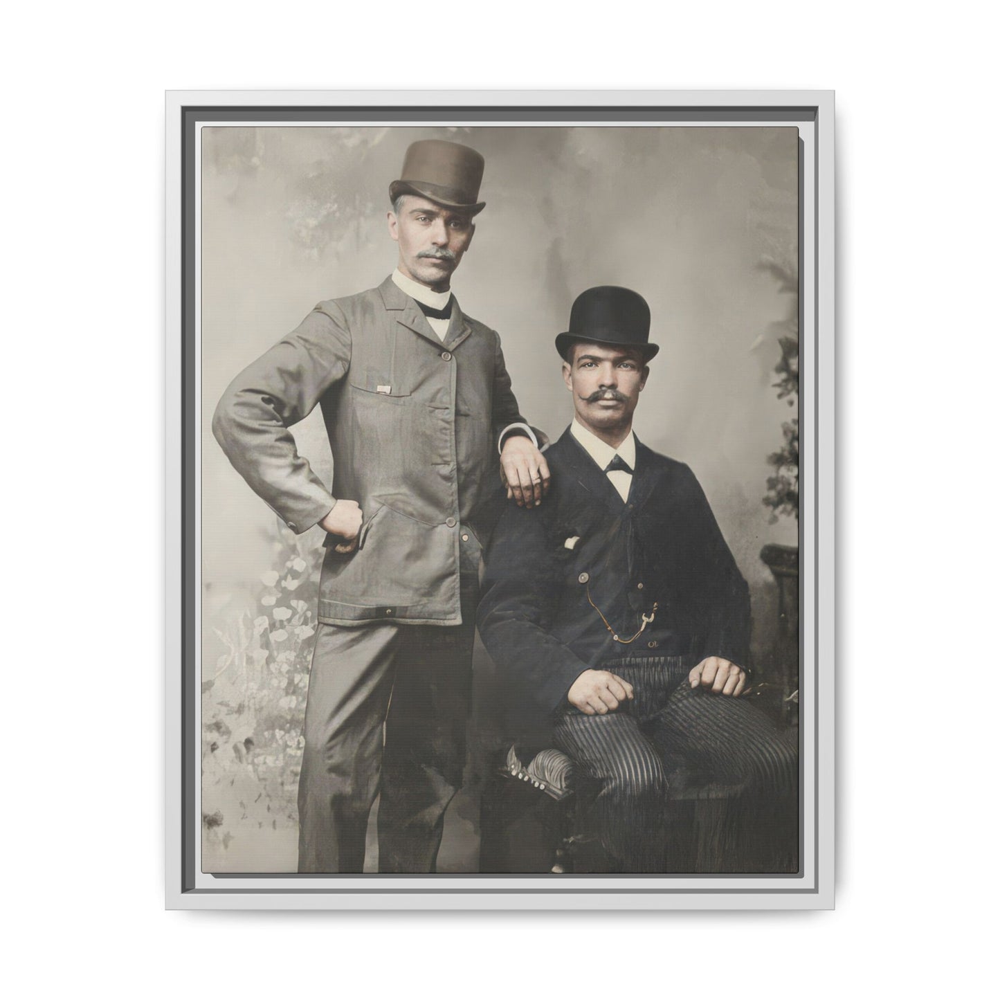 paire 068 | Framed Vintage Photo - Matte Canvas