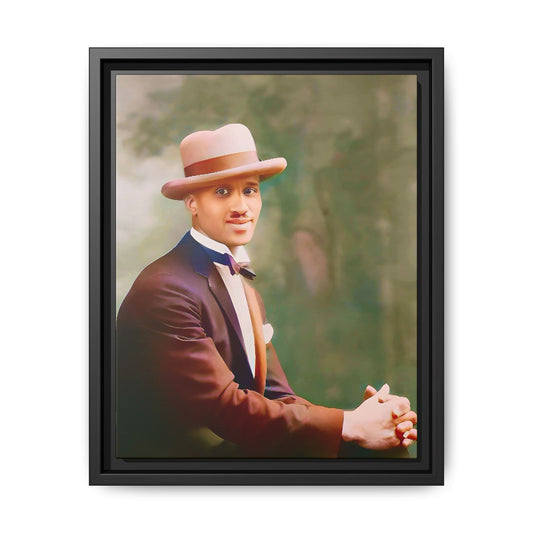 celibataire 004 | Framed Vintage Photo - Matte Canvas