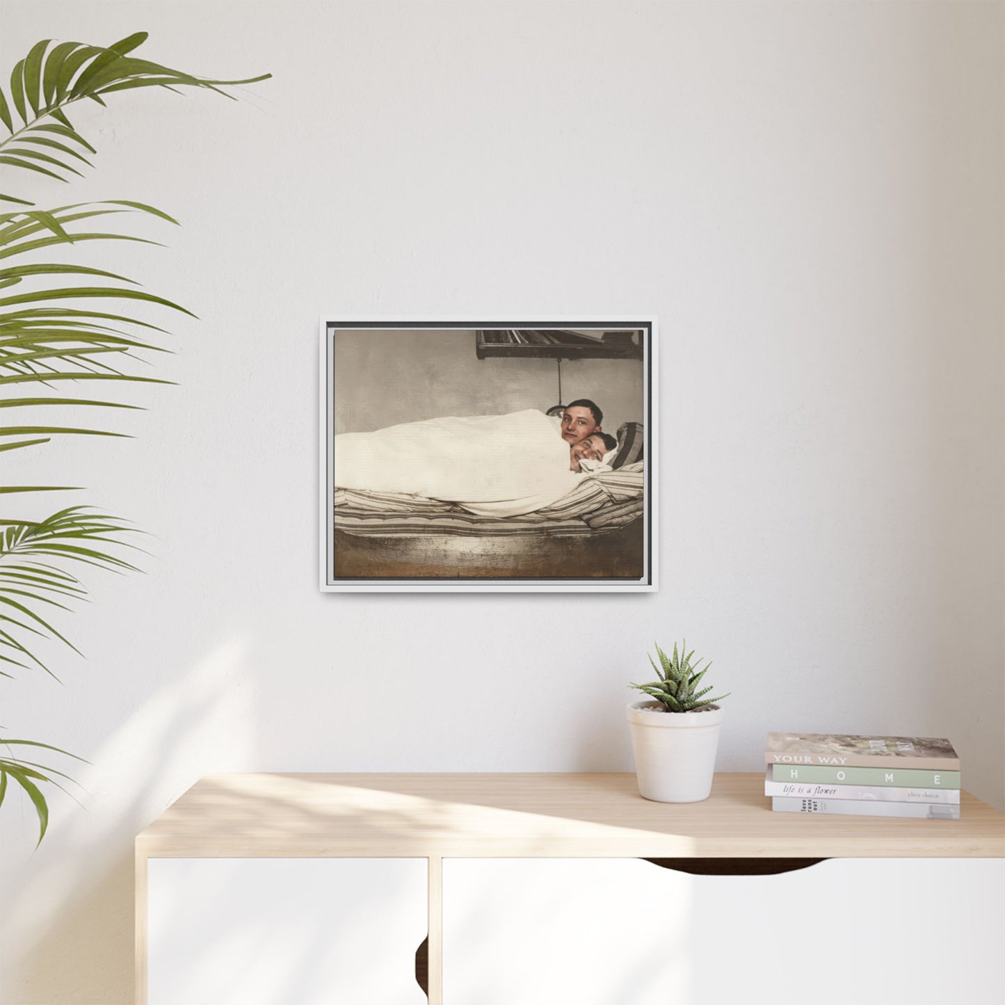 paire 117 | Framed Vintage Photo - Matte Canvas