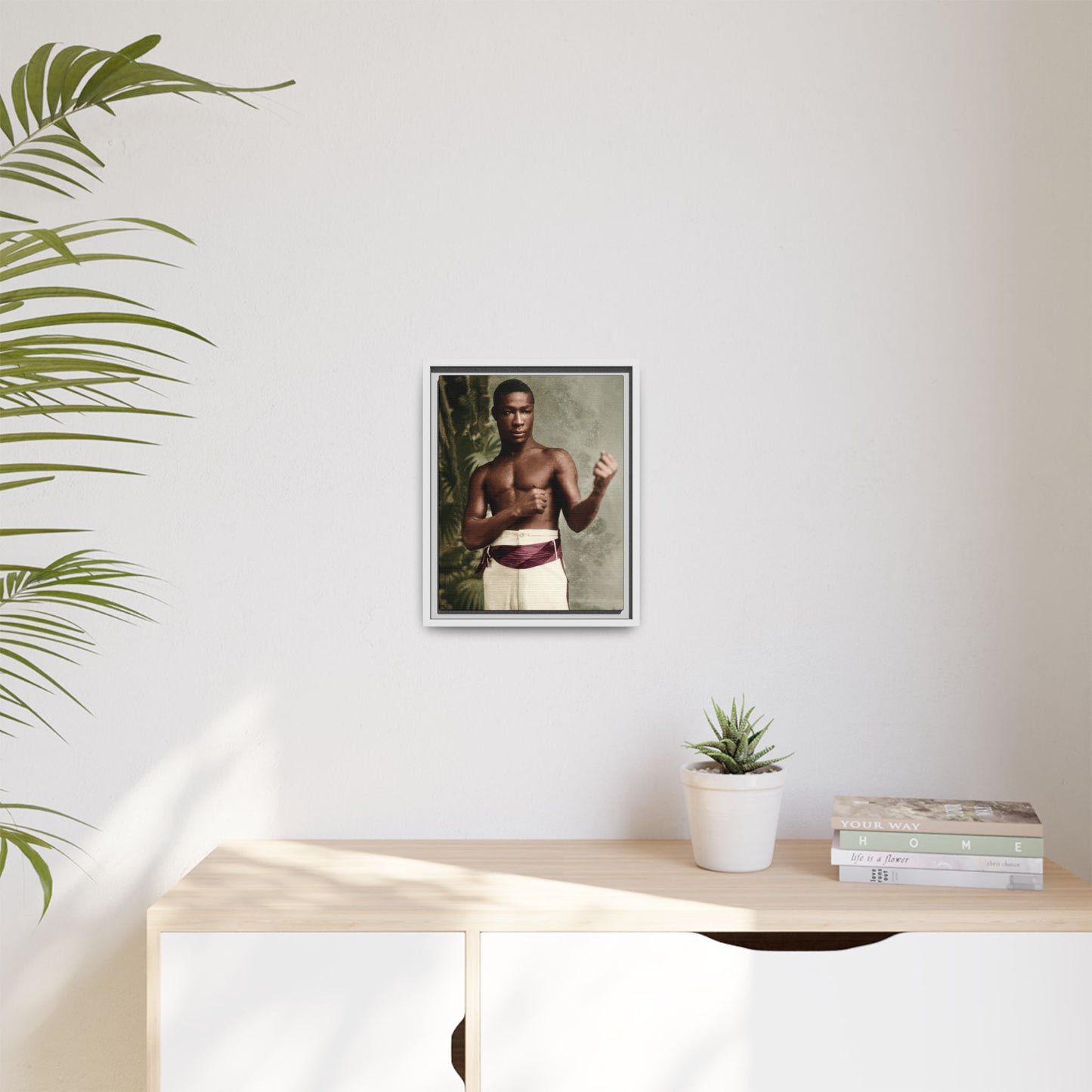athlétisme 030 | Framed Vintage Photo - Matte Canvas