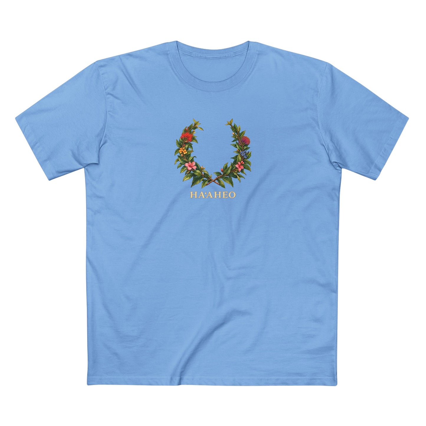 Hawaiian Maile Pride Laurel Wreath T-Shirt | HAʻAHEO Botanical LGBTQ+ Tee
