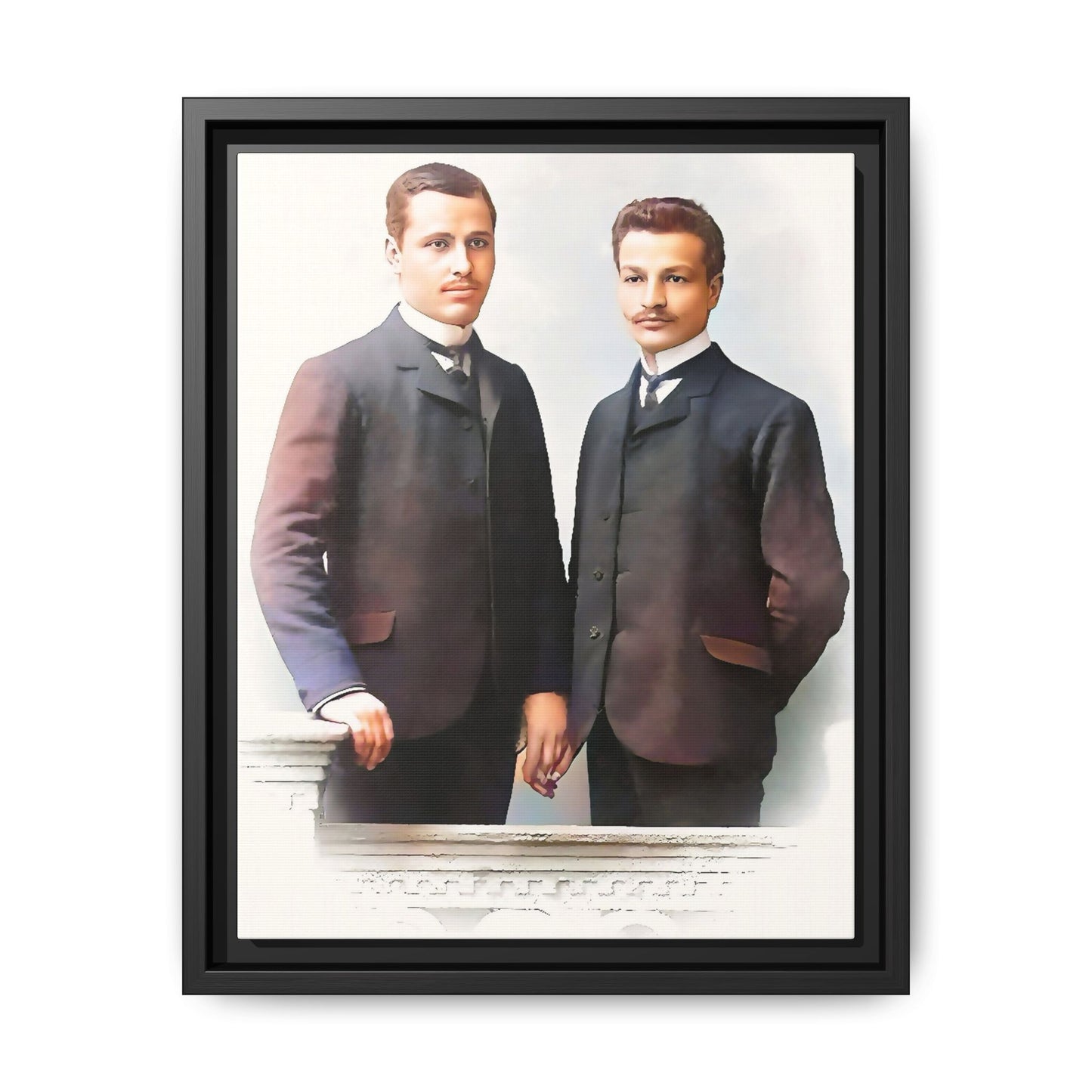 paire 012 | Framed Vintage Photo - Matte Canvas