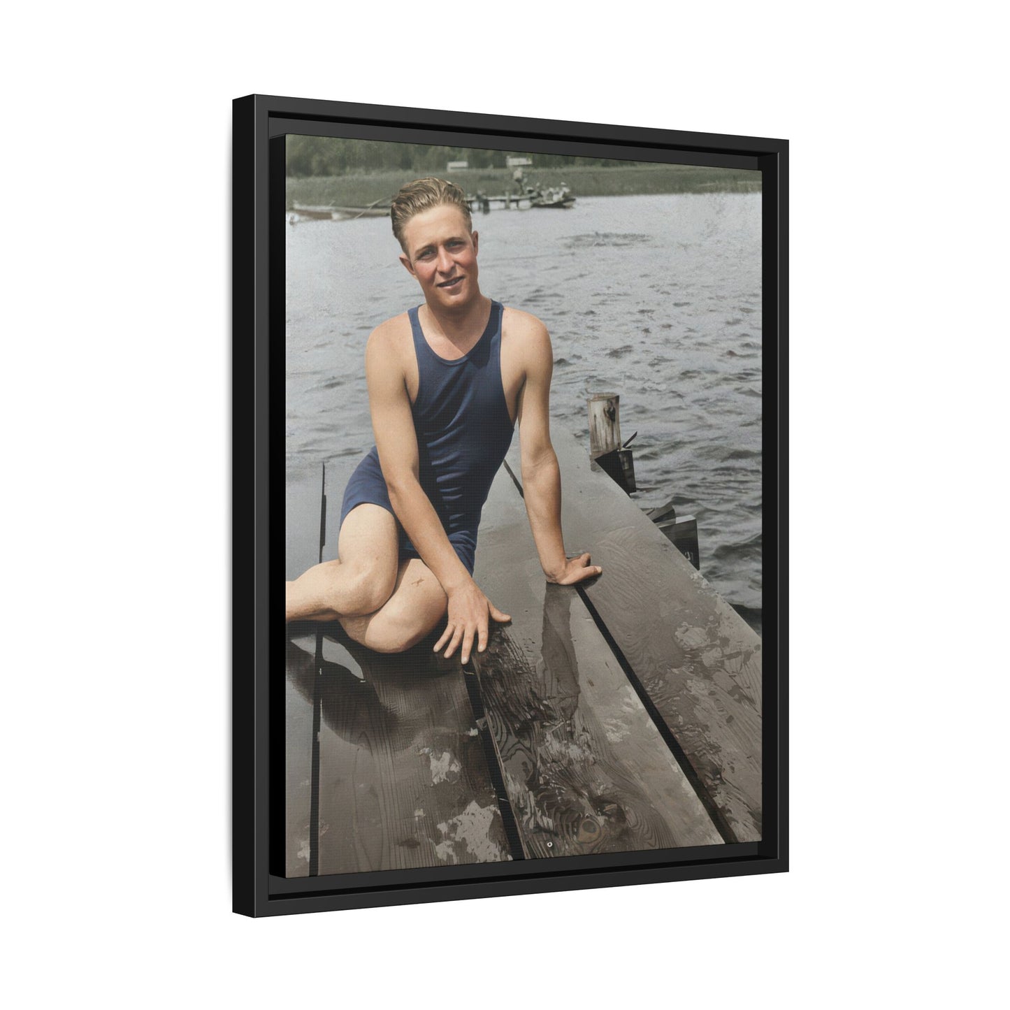 nager 038 | Framed Vintage Photo - Matte Canvas