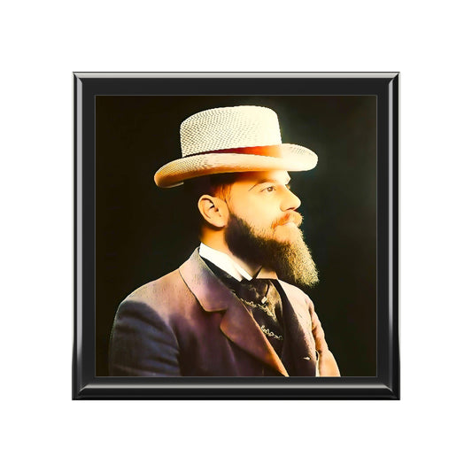 celibataire 014 | Keepsake Box Vintage French Male Fedora Hat Beard Mustache Gay Queer Pride
