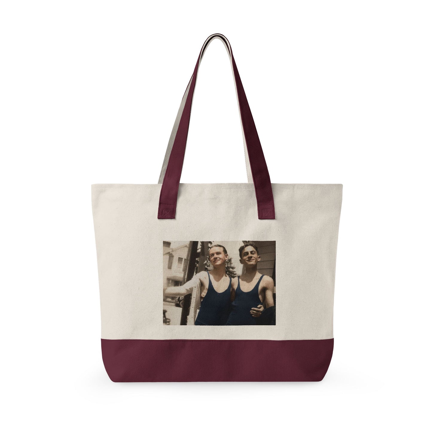 Beach Day Zippered Canvas Tote | nager 024