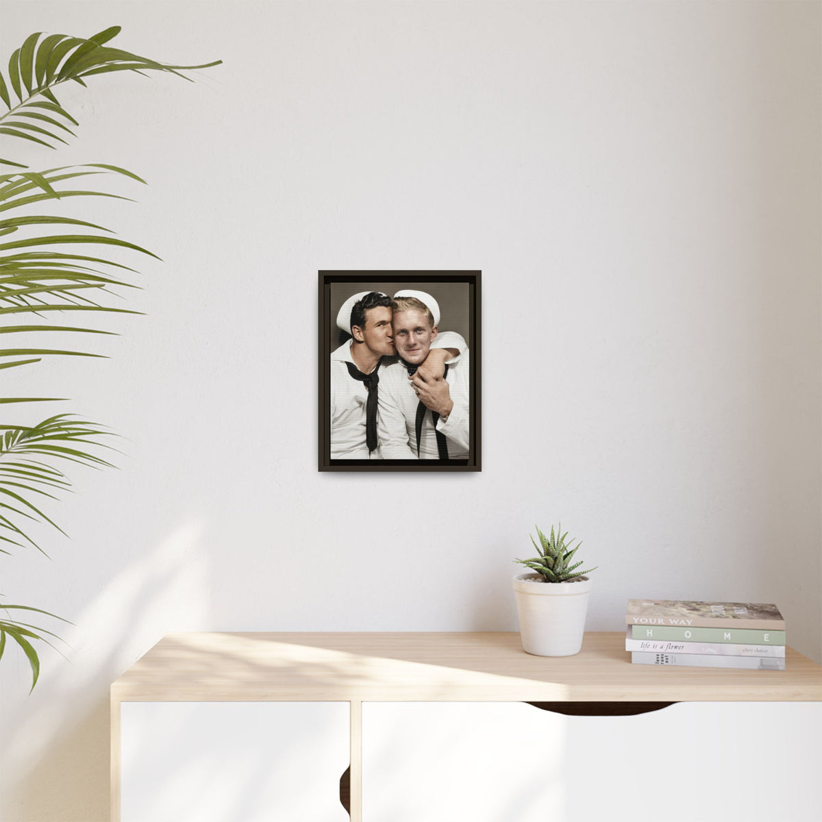 paire 156 | Framed Vintage Photo - Matte Canvas