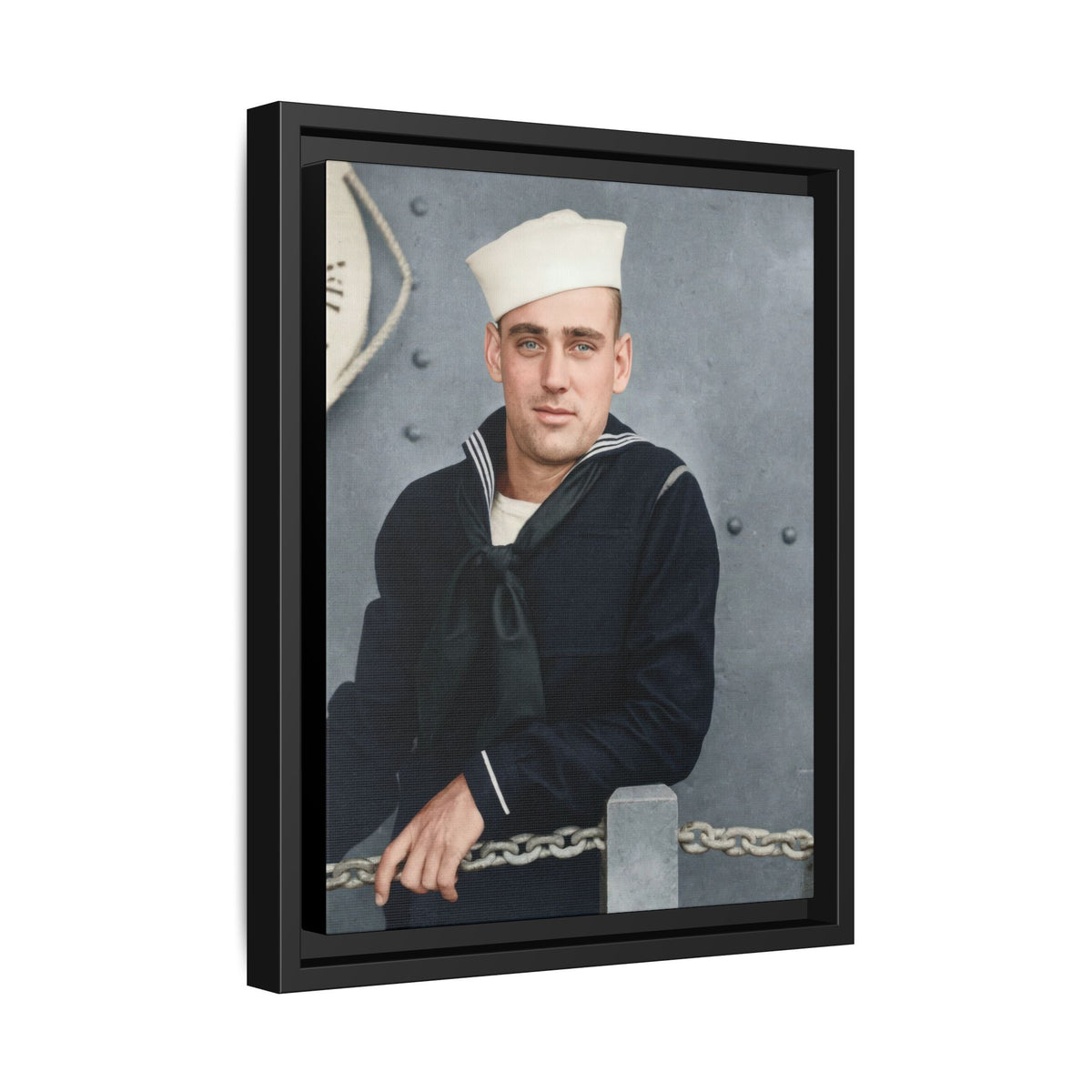 celibataire 023 | Framed Vintage Photo - Matte Canvas