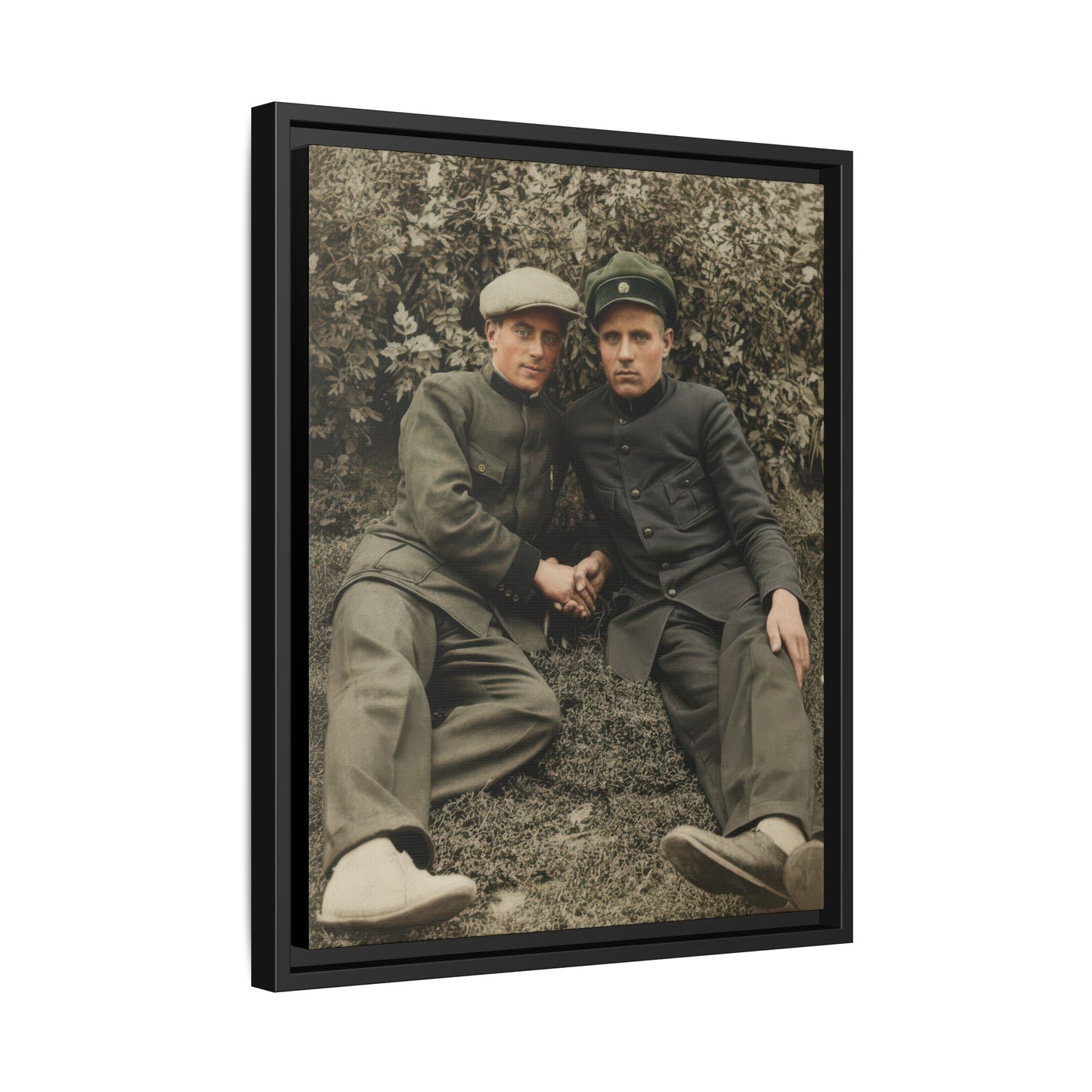 paire 127 | Framed Vintage Photo - Matte Canvas