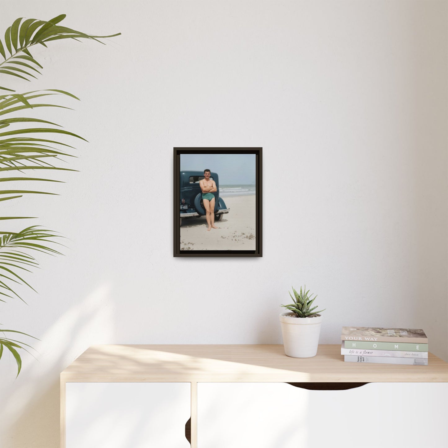 nager 046 | Framed Vintage Photo - Matte Canvas
