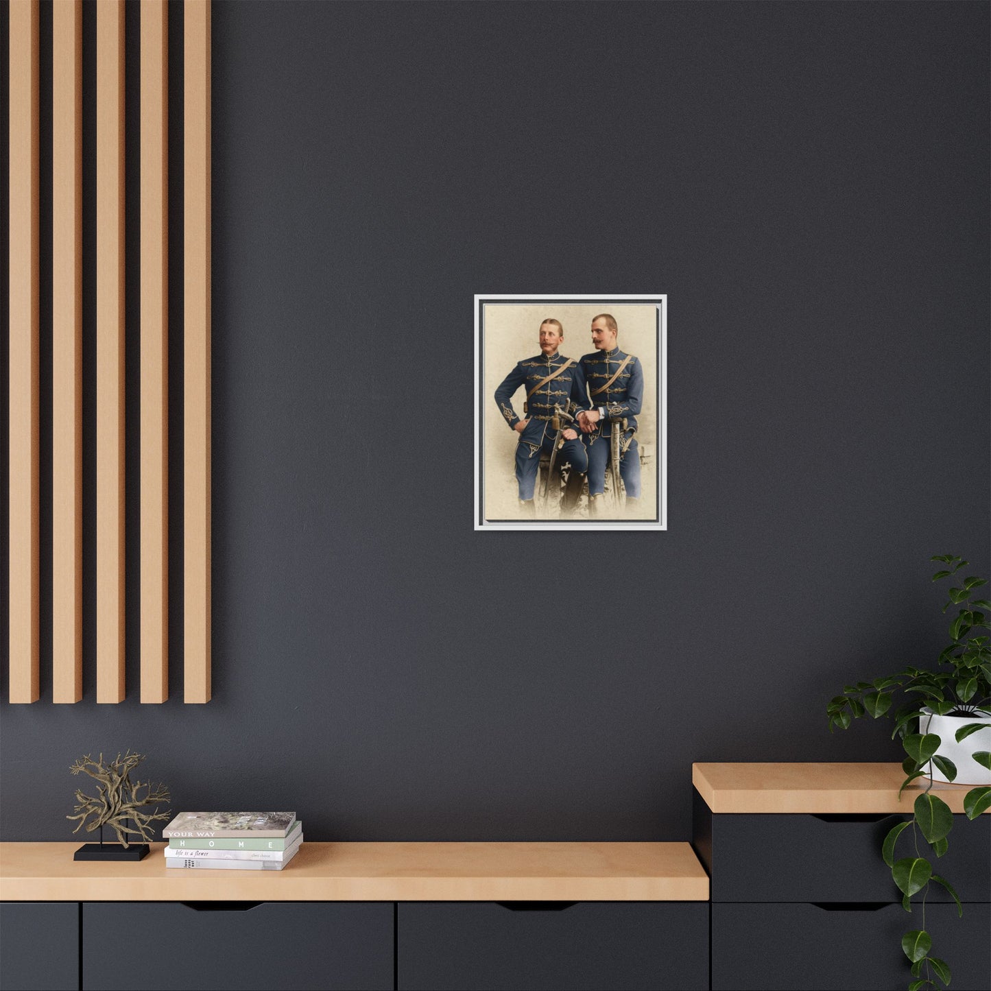paire 139 | Framed Vintage Photo - Matte Canvas