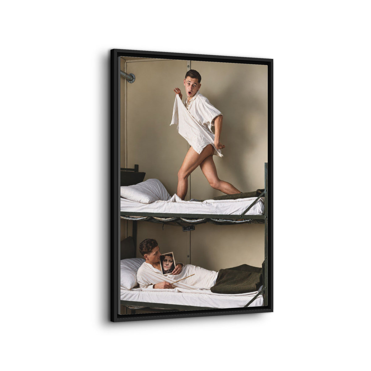 paire 168 | Framed Vintage Photo - Matte Canvas