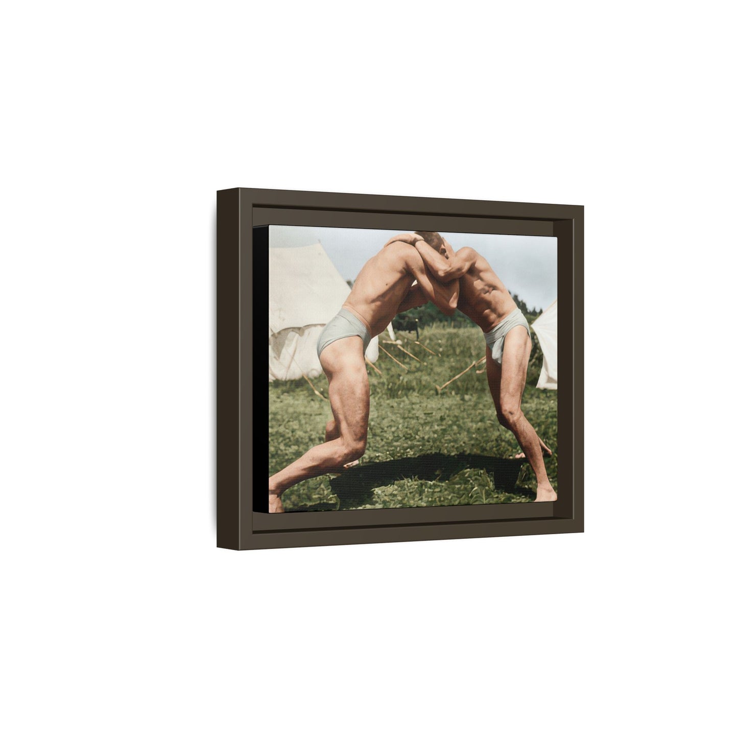 athlétisme 019 | Framed Vintage Photo - Matte Canvas