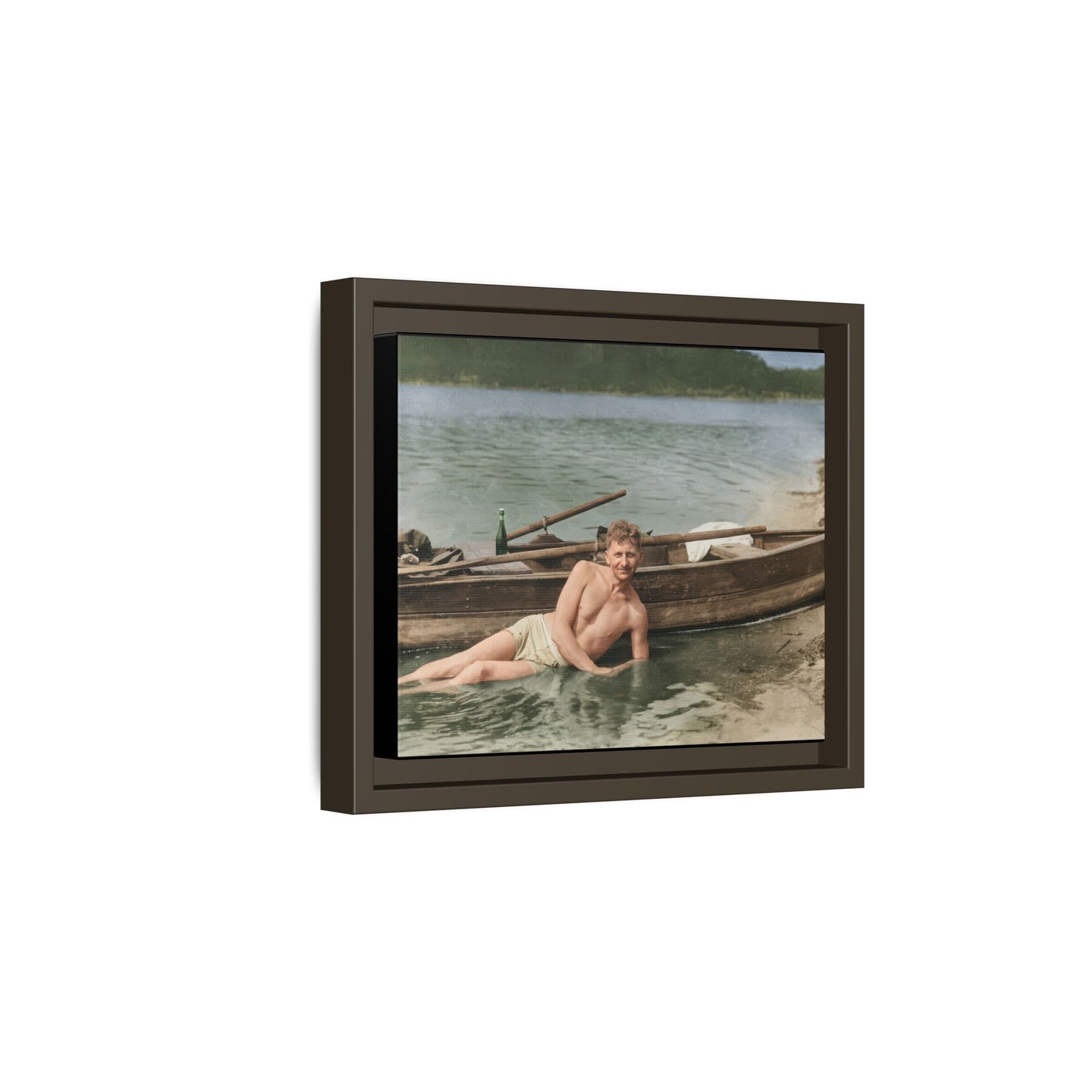 nager 013 | Framed Vintage Photo - Matte Canvas
