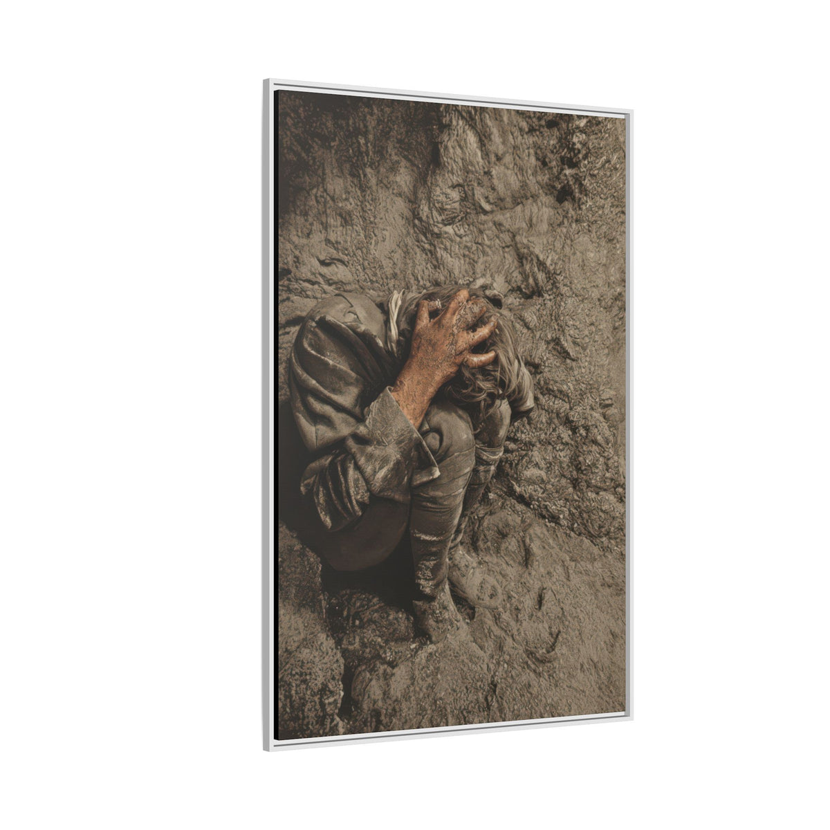 celibataire 040 | Framed Vintage Photo - Matte Canvas