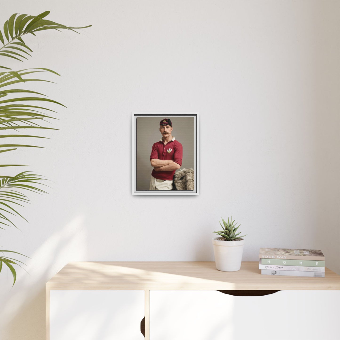 athlétisme 021 | Framed Vintage Photo - Matte Canvas