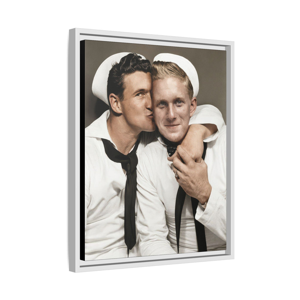 paire 156 | Framed Vintage Photo - Matte Canvas