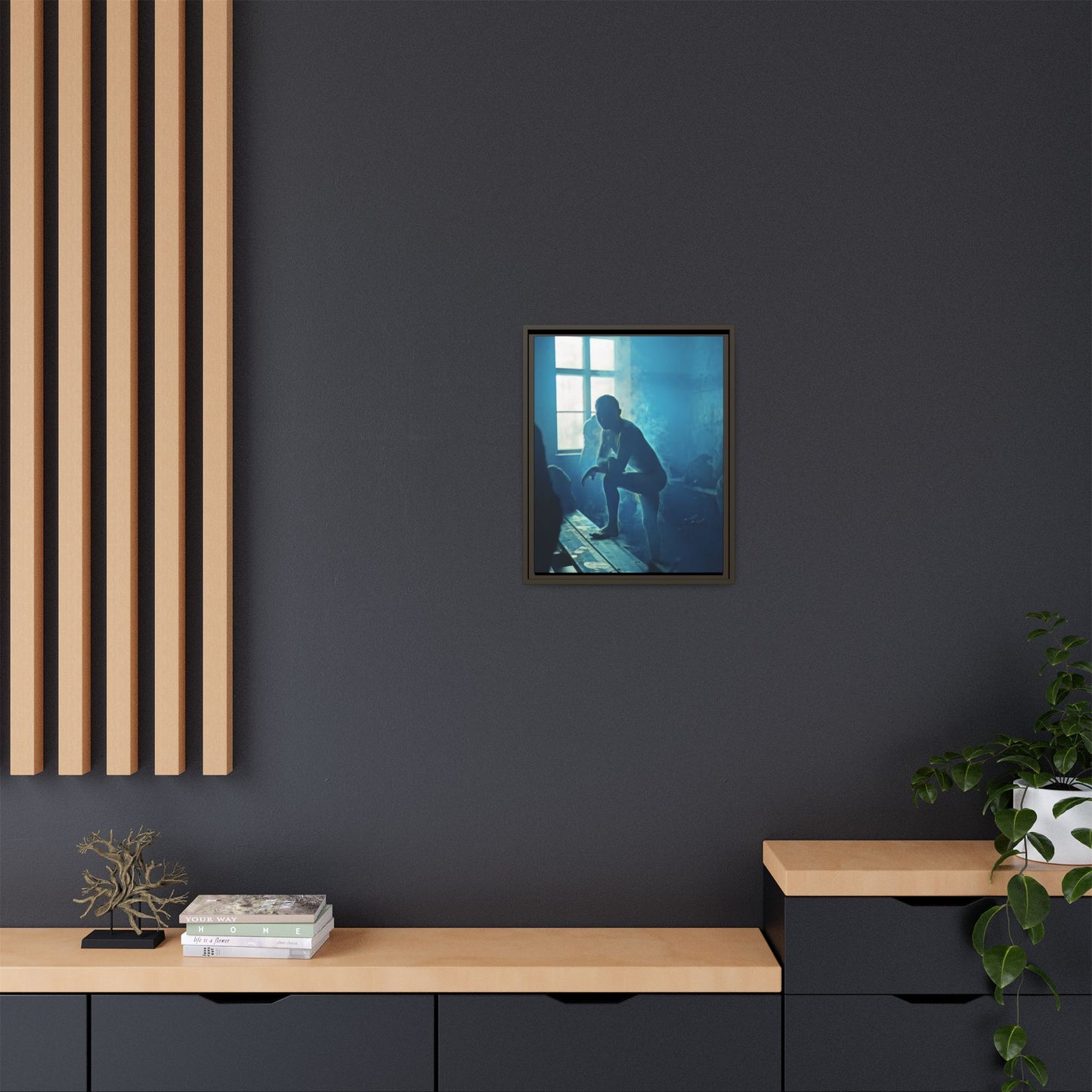 celibataire 044 | Framed Vintage Photo - Matte Canvas