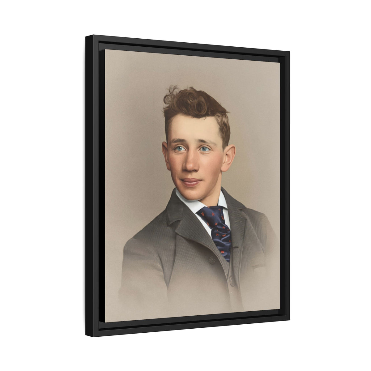 celibataire 038 | Framed Vintage Photo - Matte Canvas