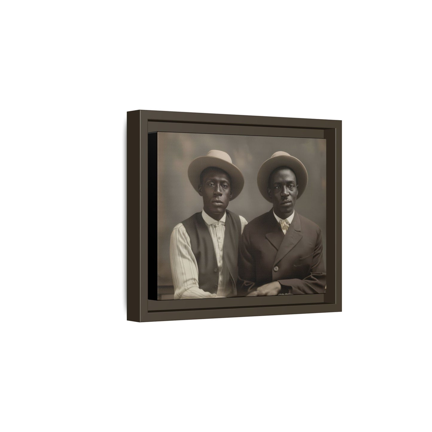 paire 103 | Framed Vintage Photo - Matte Canvas