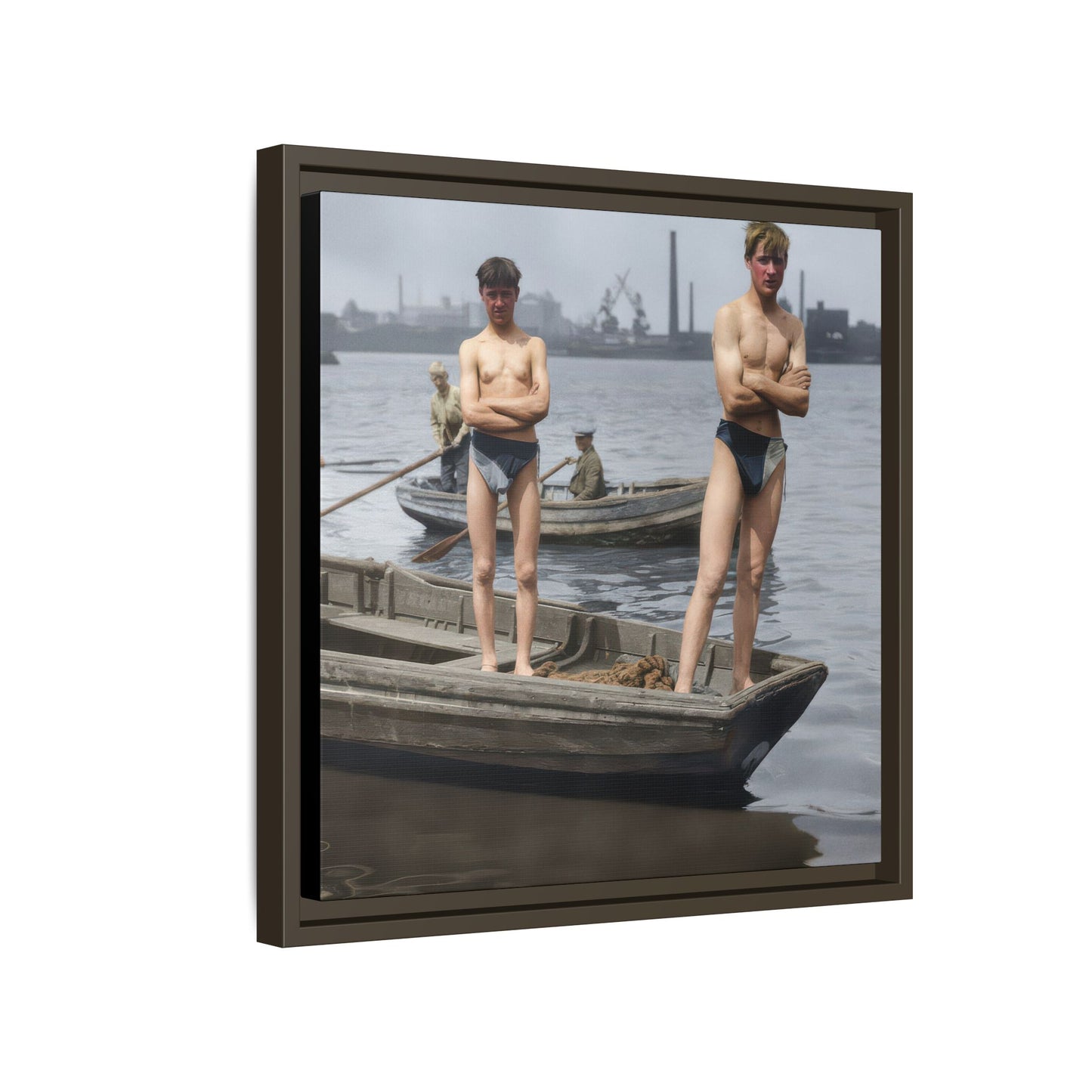 nager 050 | Framed Vintage Photo - Matte Canvas