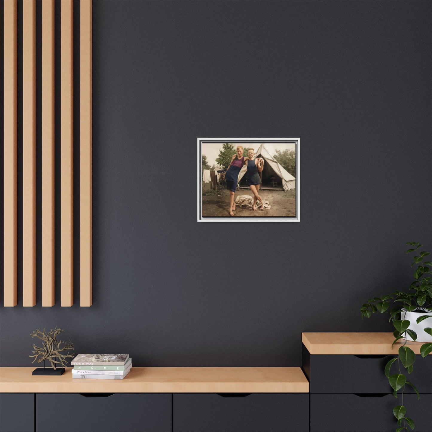 nager 040 | Framed Vintage Photo - Matte Canvas