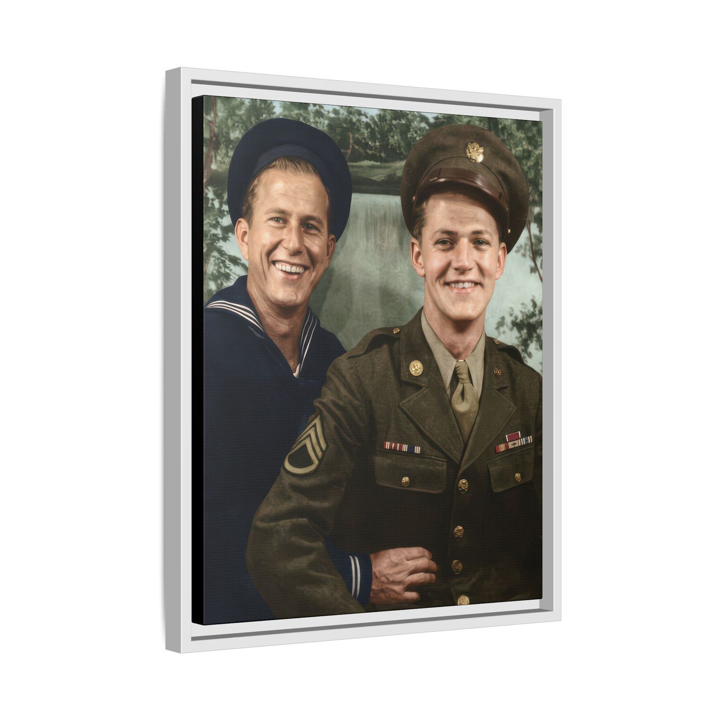 paire 147 | Framed Vintage Photo - Matte Canvas