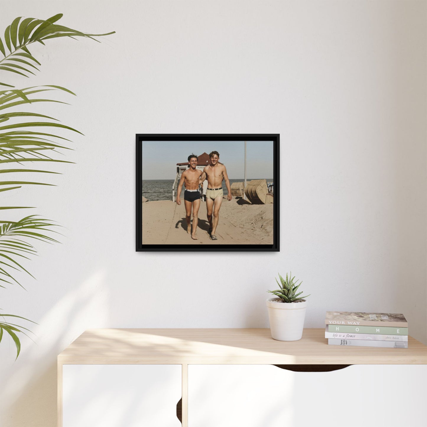 nager 003 | Framed Vintage Photo - Matte Canvas