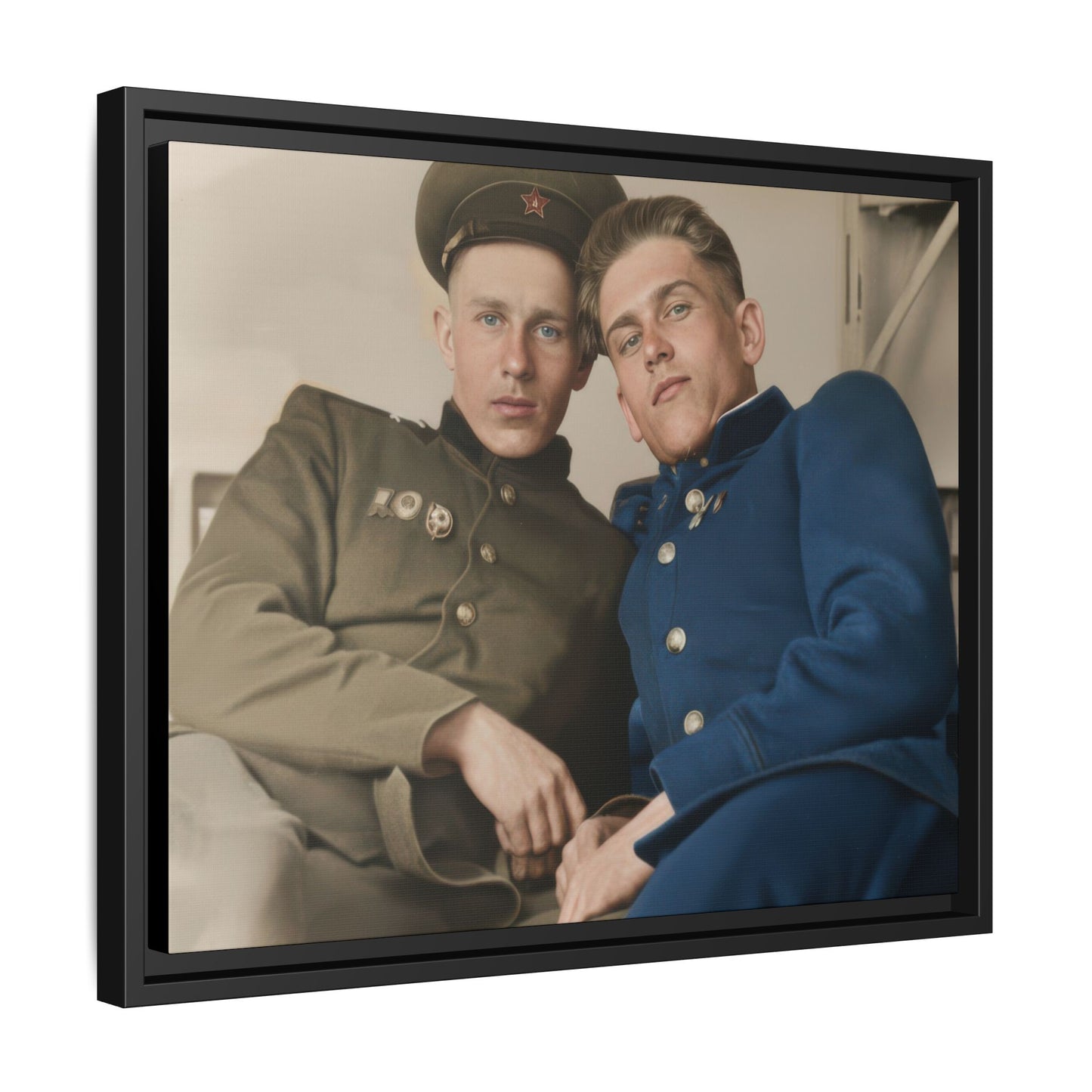 paire 007 | Framed Vintage Photo - Matte Canvas