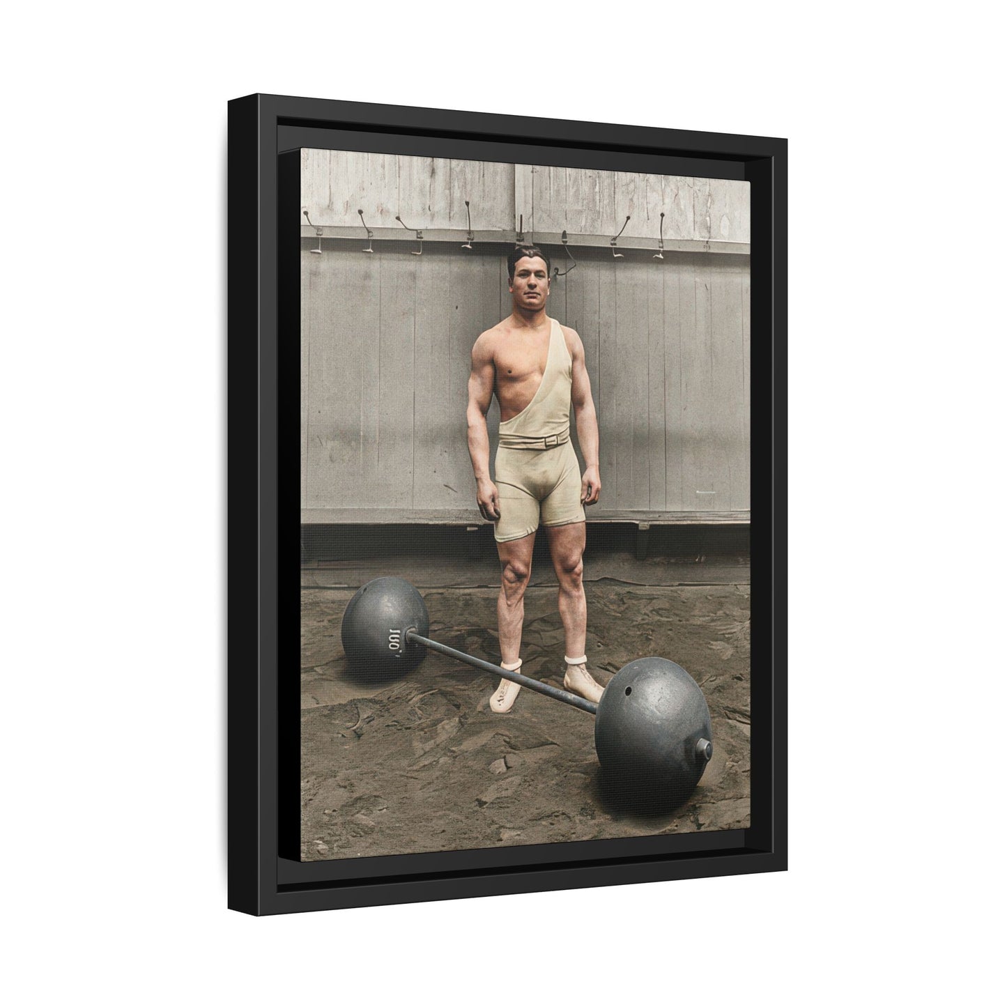 athlétisme 050 | Framed Vintage Photo - Matte Canvas
