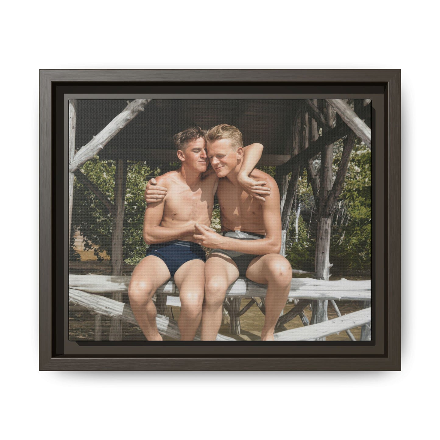nager 011 | Framed Vintage Photo - Matte Canvas