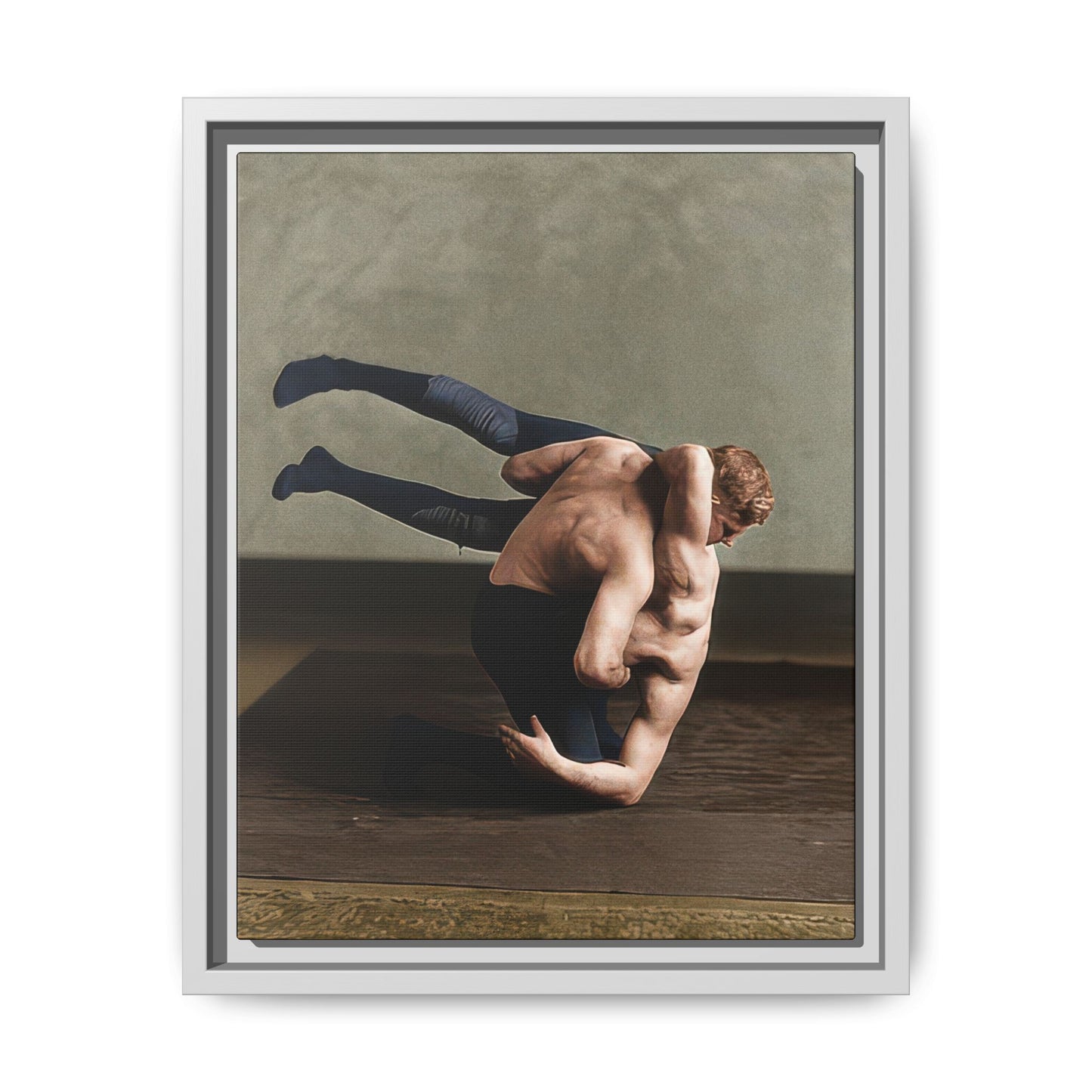 athlétisme 026 | Framed Vintage Photo - Matte Canvas