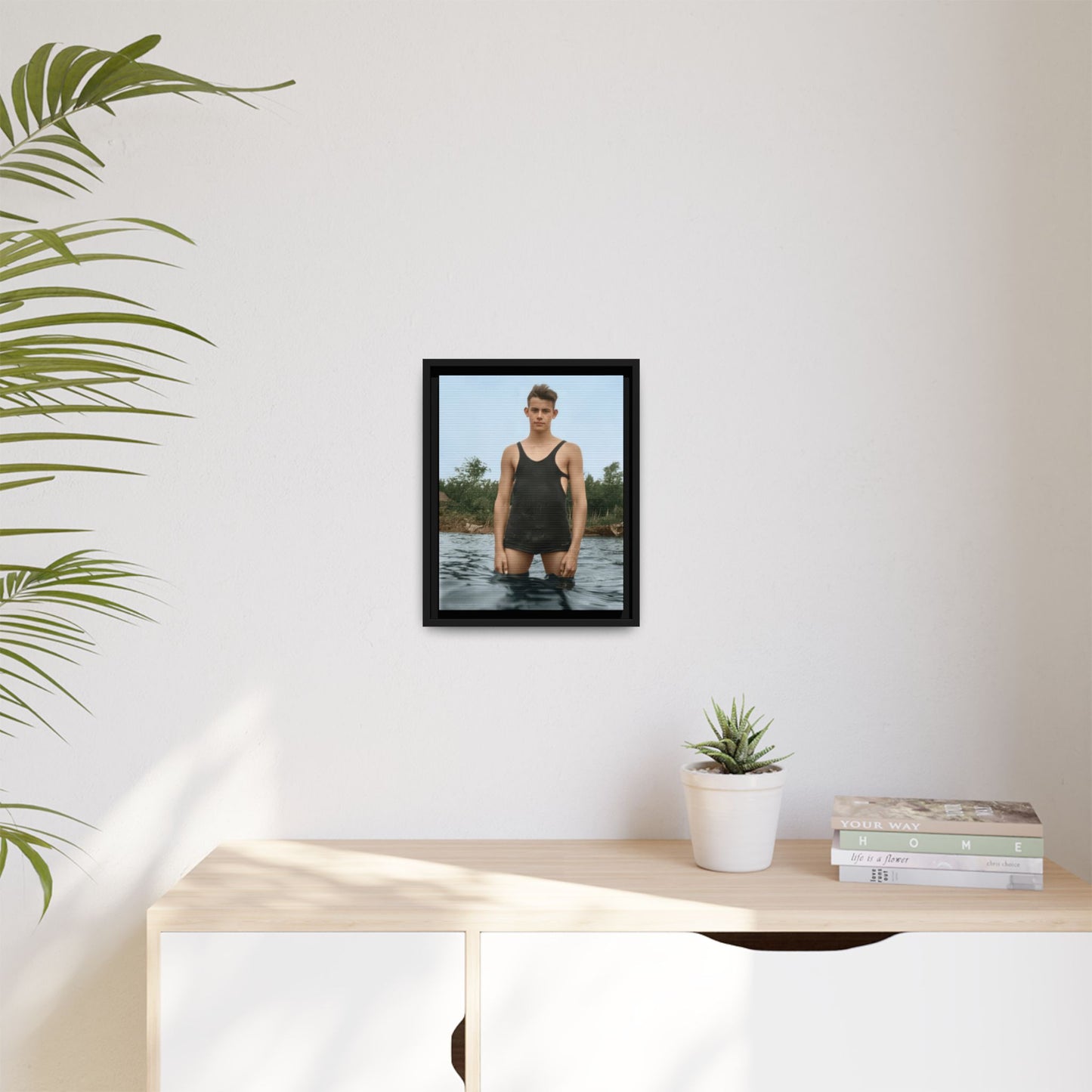nager 019 | Framed Vintage Photo - Matte Canvas