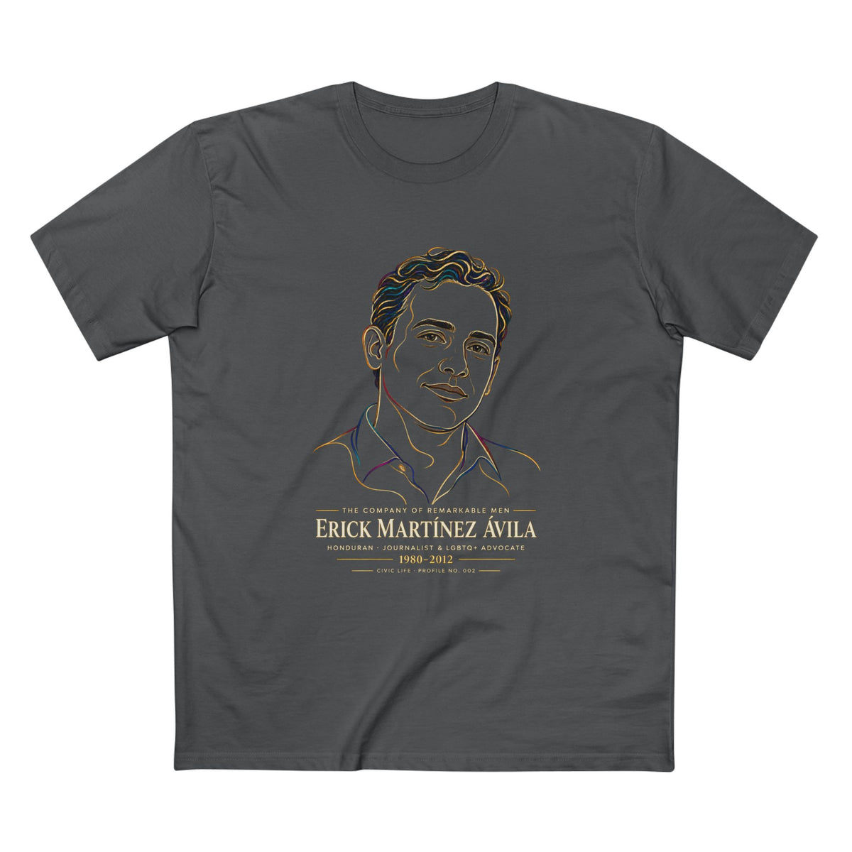 The Company of Remarkable Men No. 002 — Erick Martinez | LGBTQ+ History T-Shirt