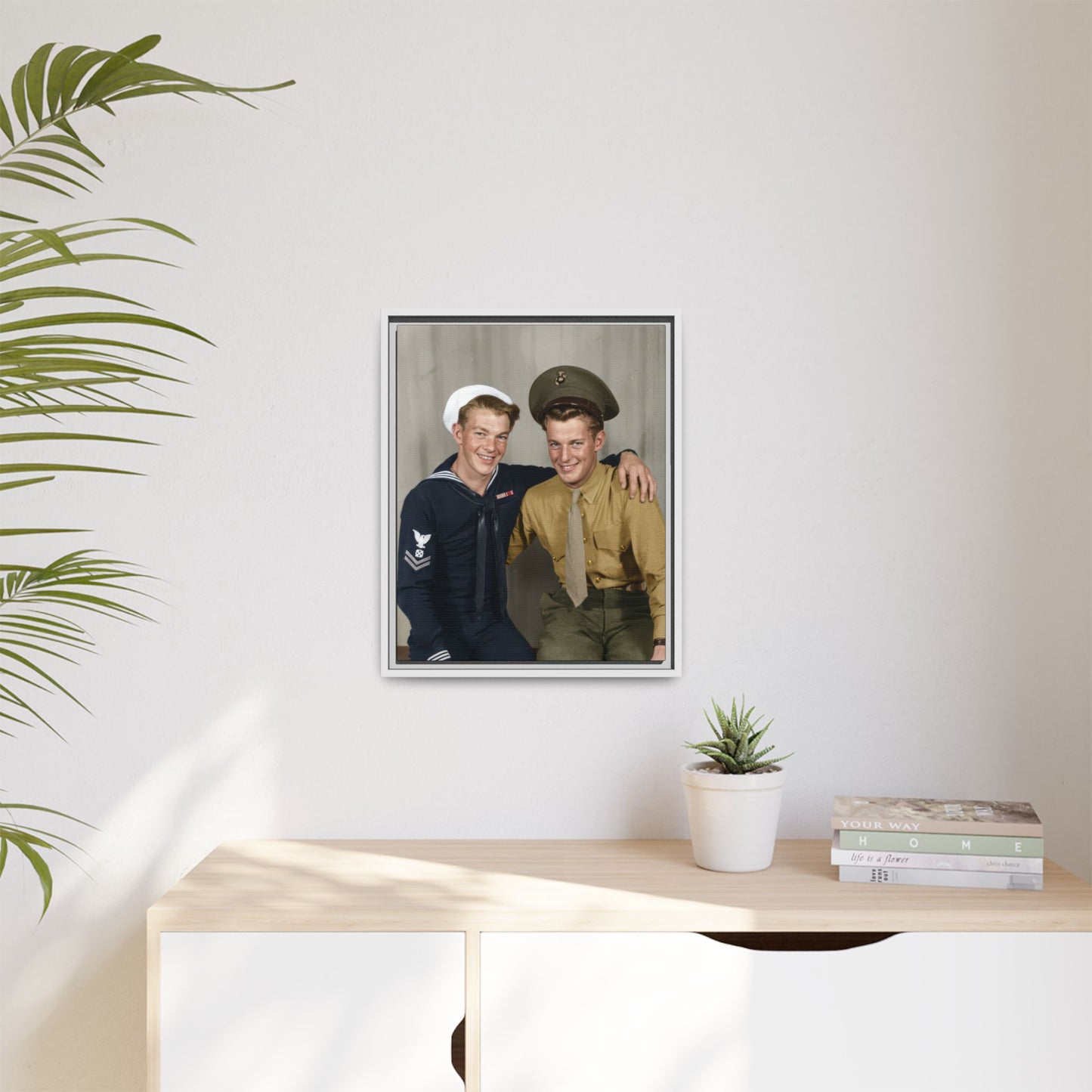 paire 132 | Framed Vintage Photo - Matte Canvas