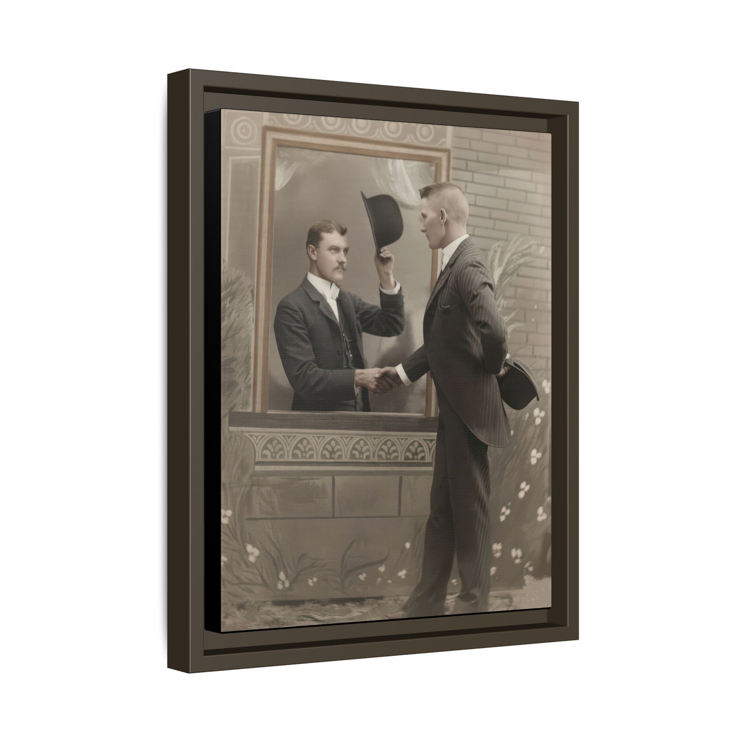 paire 079 | Framed Vintage Photo - Matte Canvas