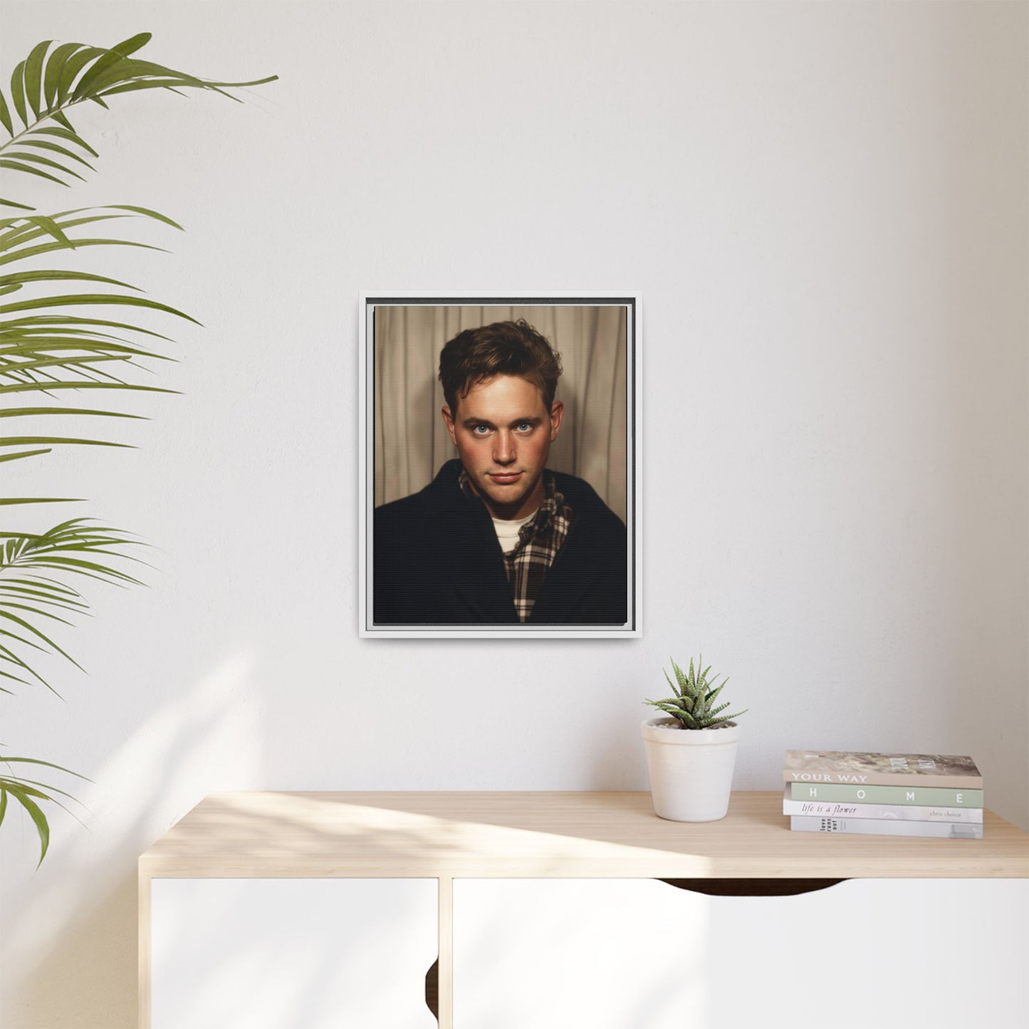 celibataire 001 | Framed Vintage Photo - Matte Canvas