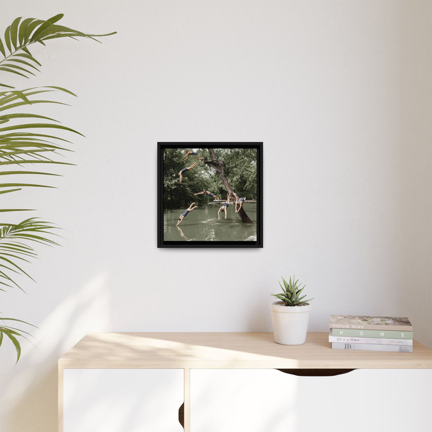 nager 005 | Framed Vintage Photo - Matte Canvas