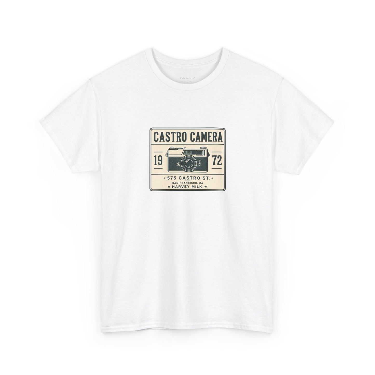 Castro Camera 1972 T-Shirt | Harvey Milk LGBTQ History Tee
