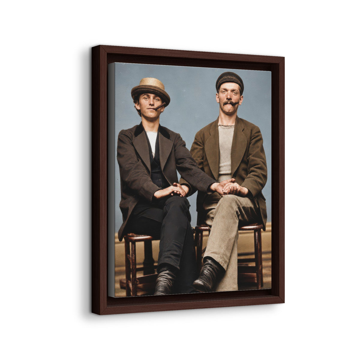 paire 170 | Framed Vintage Photo - Matte Canvas