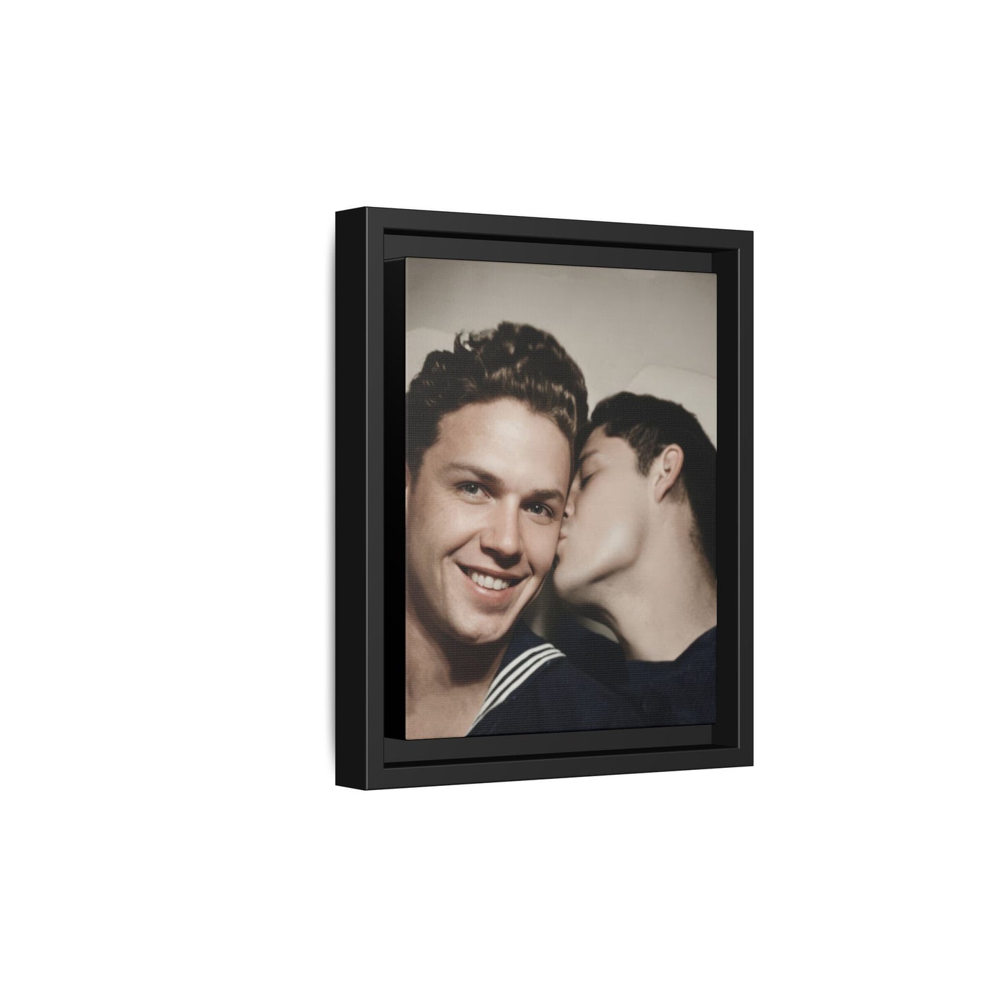 paire 035 | Framed Vintage Photo - Matte Canvas