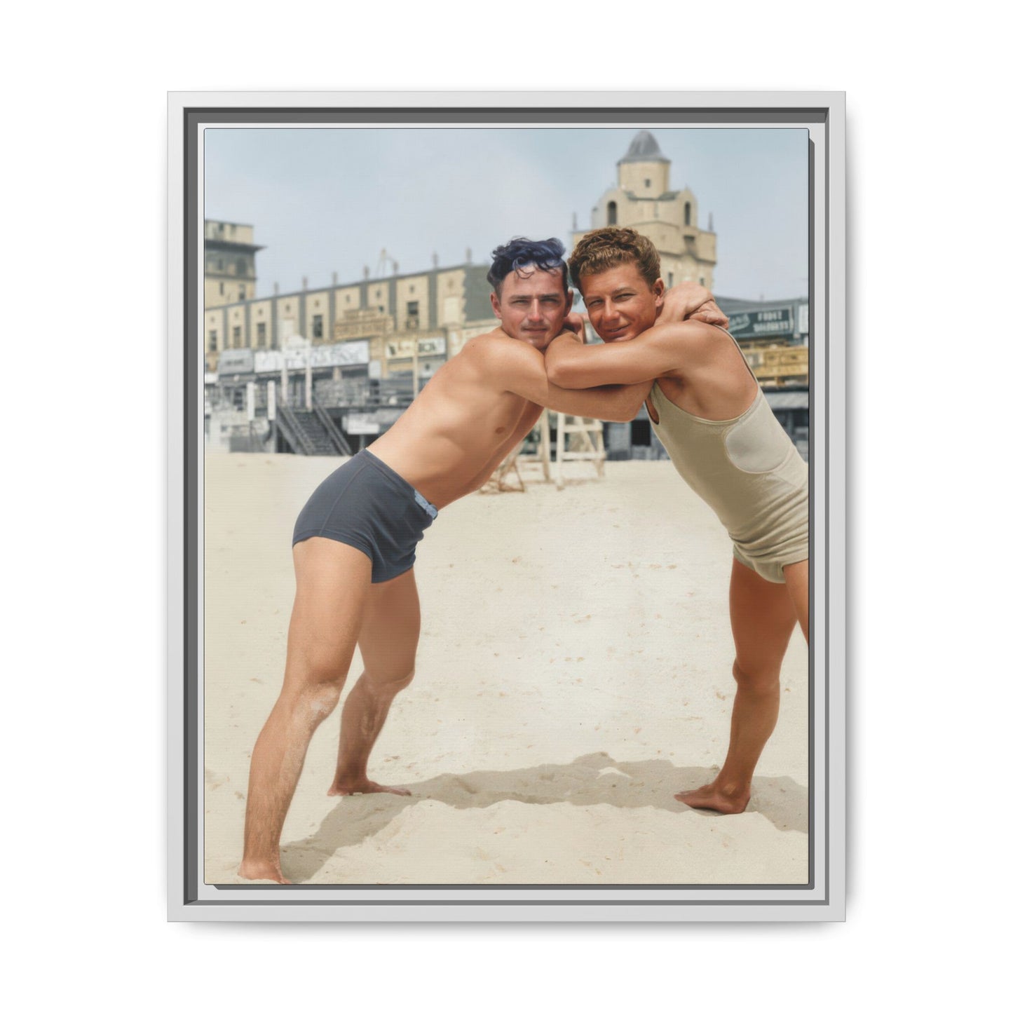 nager 014 | Framed Vintage Photo - Matte Canvas