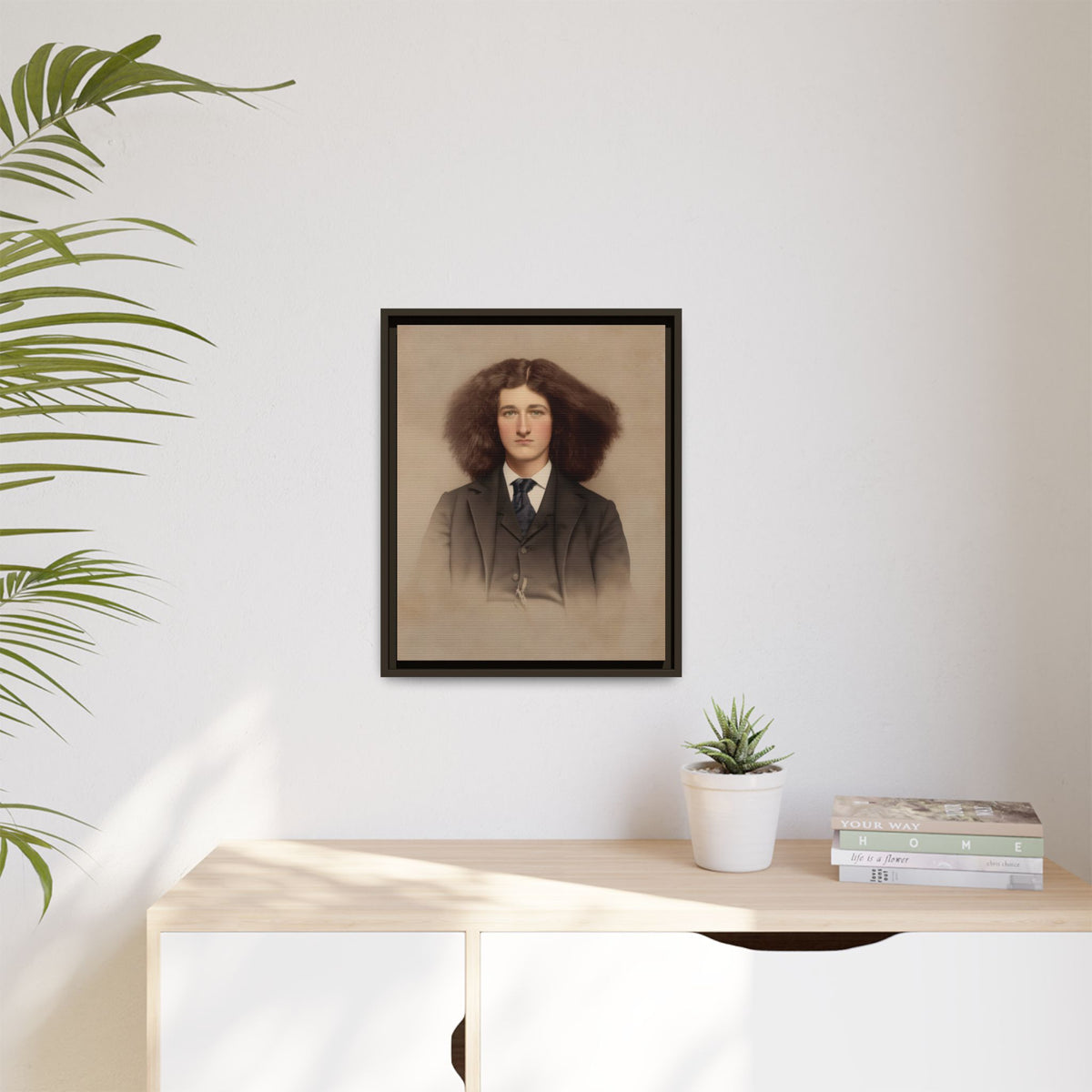 celibataire 033 | Framed Vintage Photo - Matte Canvas